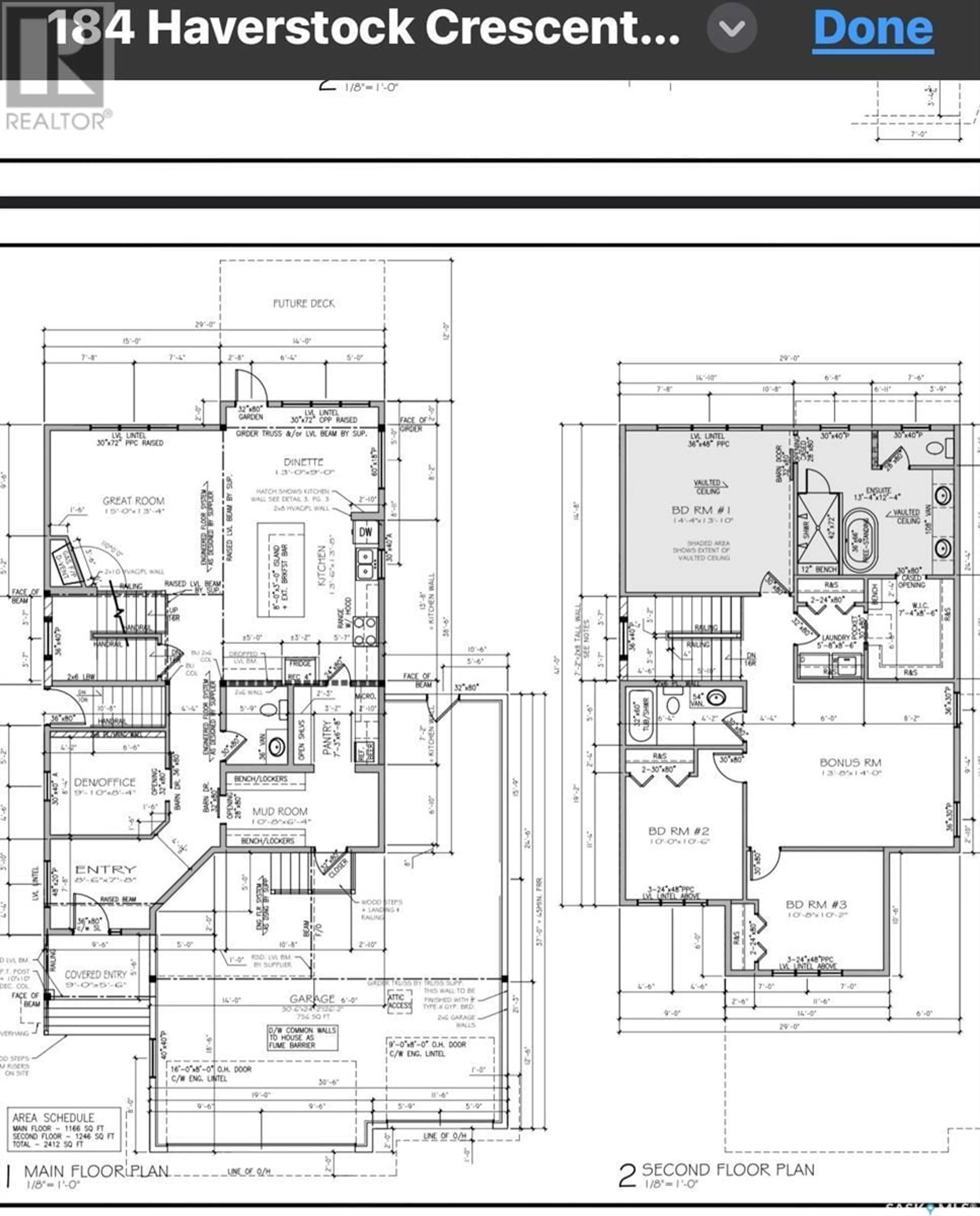 Floor plan for 184 HAVERSTOCK CRESCENT, Saskatoon Saskatchewan S7W0Z6