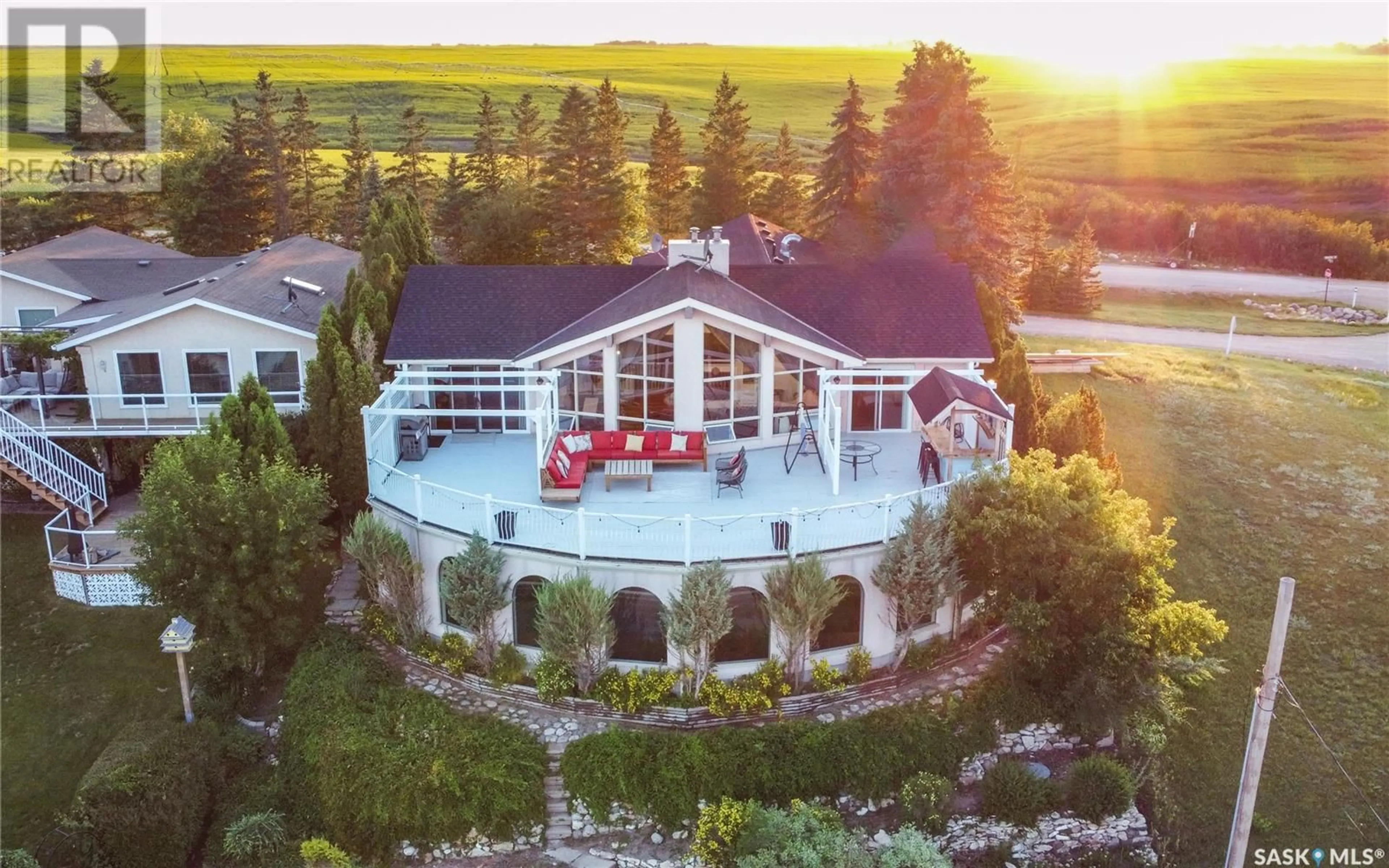 A pic from outside/outdoor area/front of a property/back of a property/a pic from drone, mountain view for 4 MAWSON DRIVE, Shields Saskatchewan S7C0A2