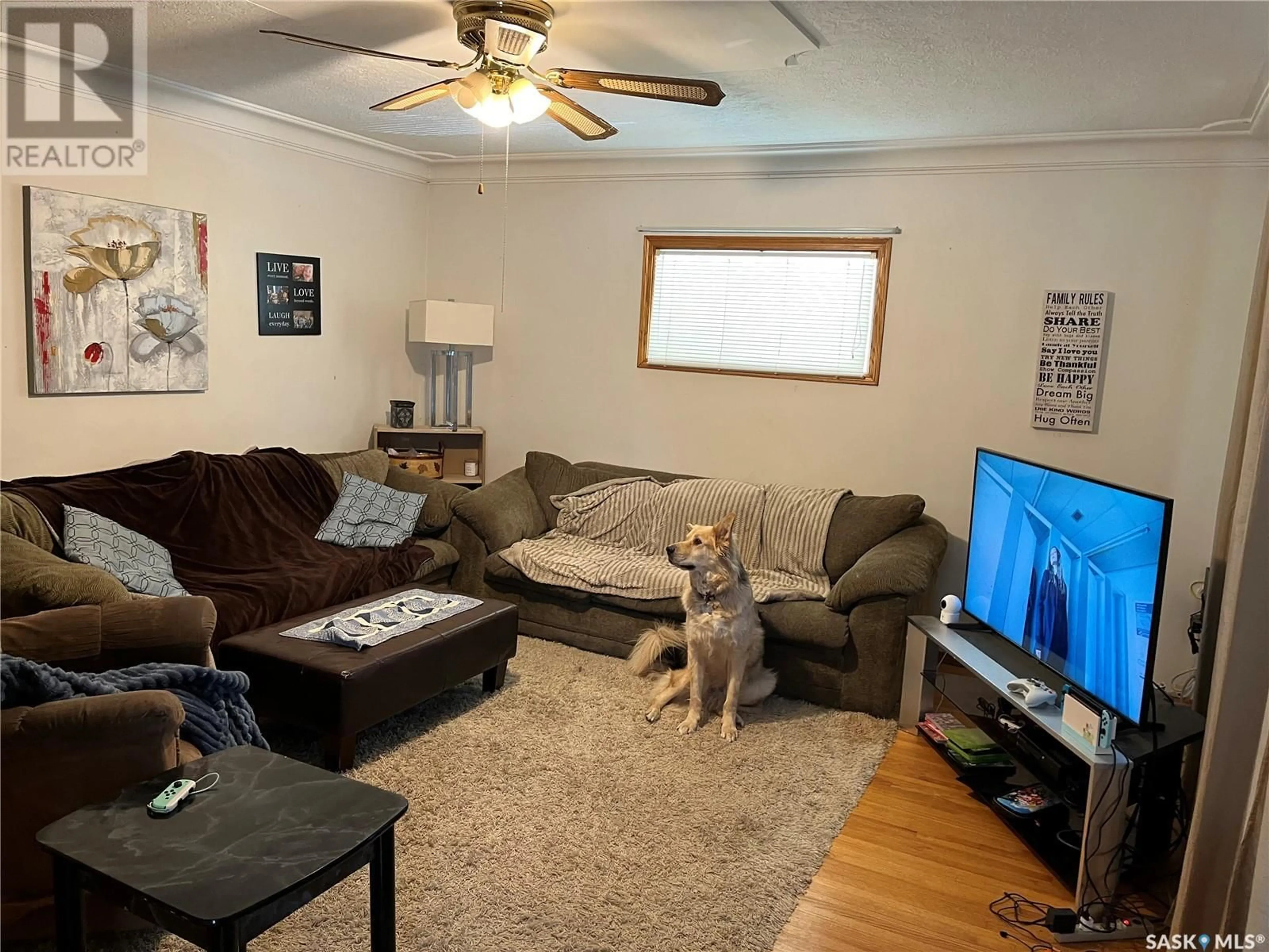 Living room with furniture, unknown for 112 2ND AVENUE, Gravelbourg Saskatchewan S0H1X0
