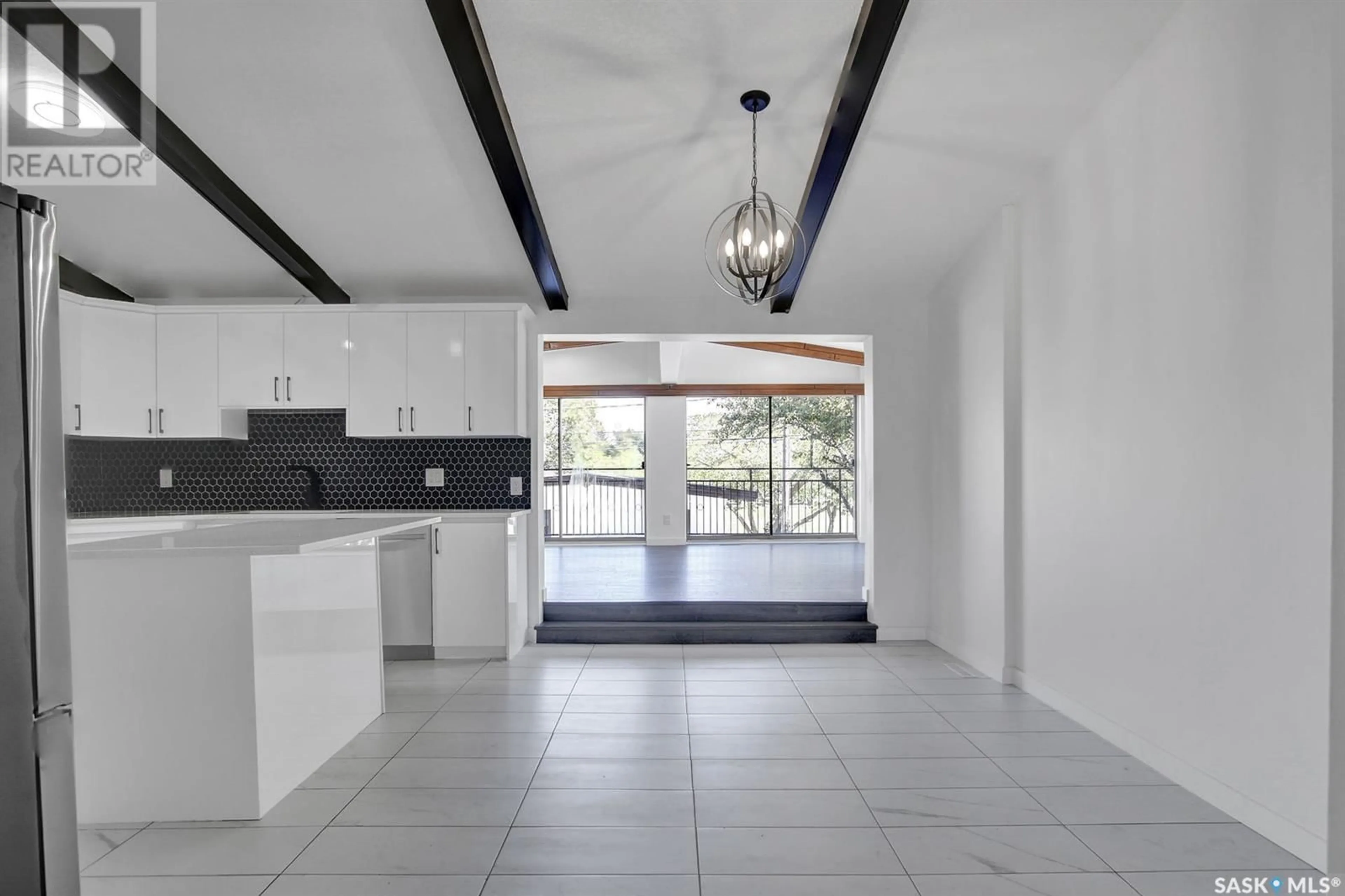Open concept kitchen, ceramic/tile floor for 3911 ATHOL STREET, Regina Saskatchewan S4S3J2