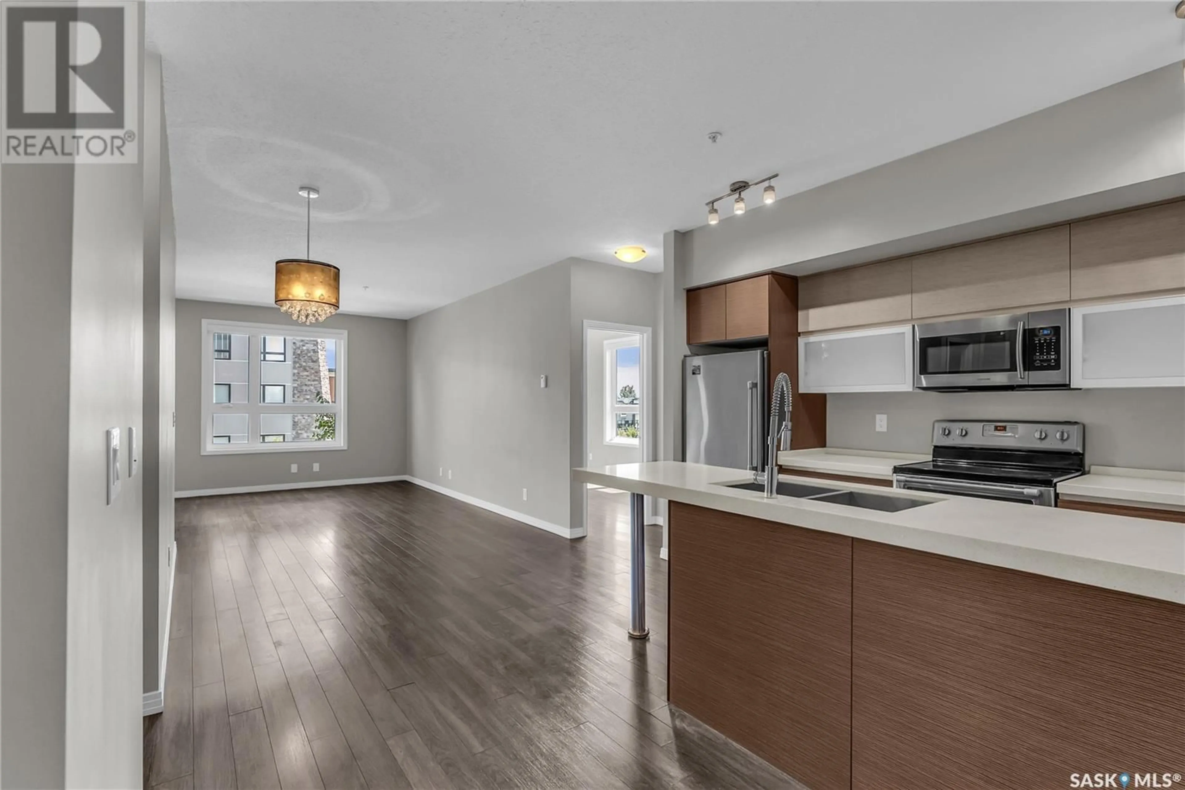 Open concept kitchen, unknown for 222 235 EVERGREEN SQUARE, Saskatoon Saskatchewan S7W0P9