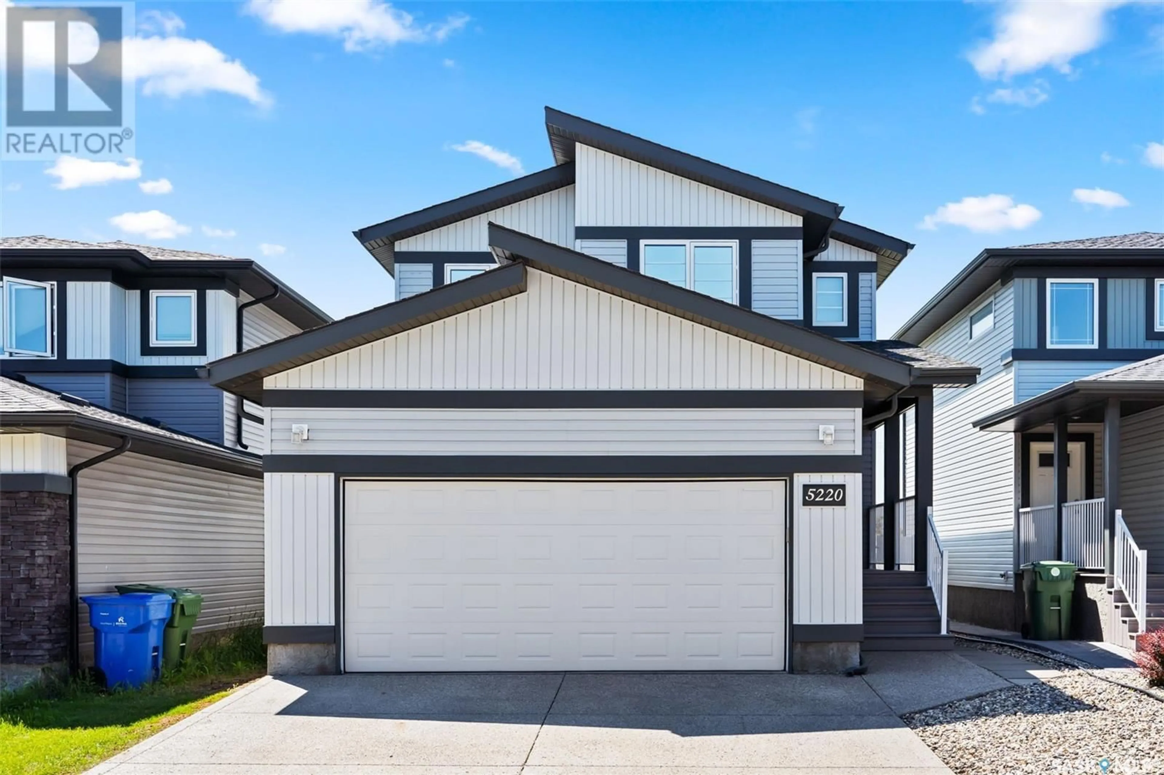 Home with vinyl exterior material, street for 5220 CRANE CRESCENT, Regina Saskatchewan S4W0J3