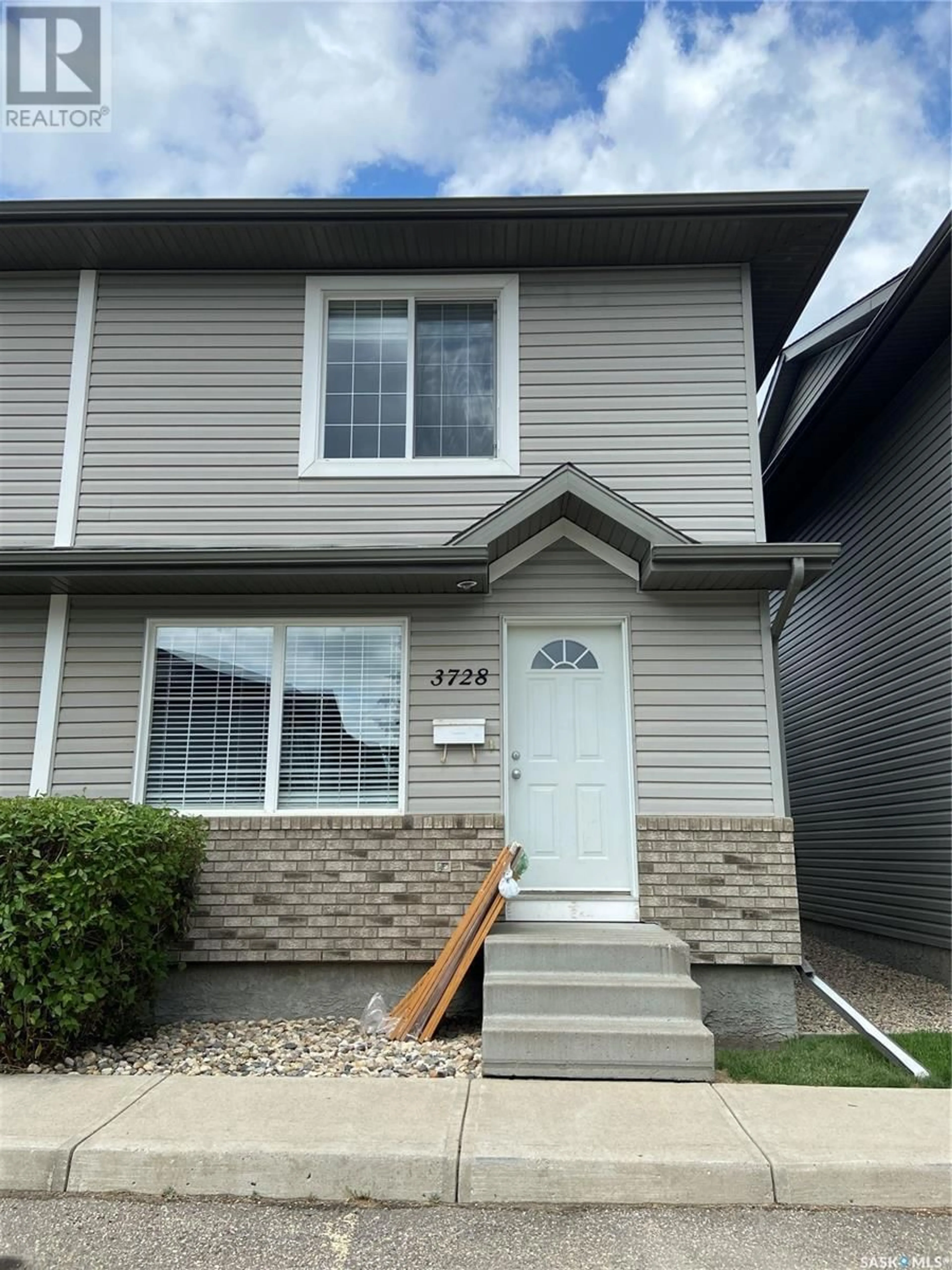 Home with vinyl exterior material, street for 3728 7TH AVENUE, Regina Saskatchewan S4N7R4