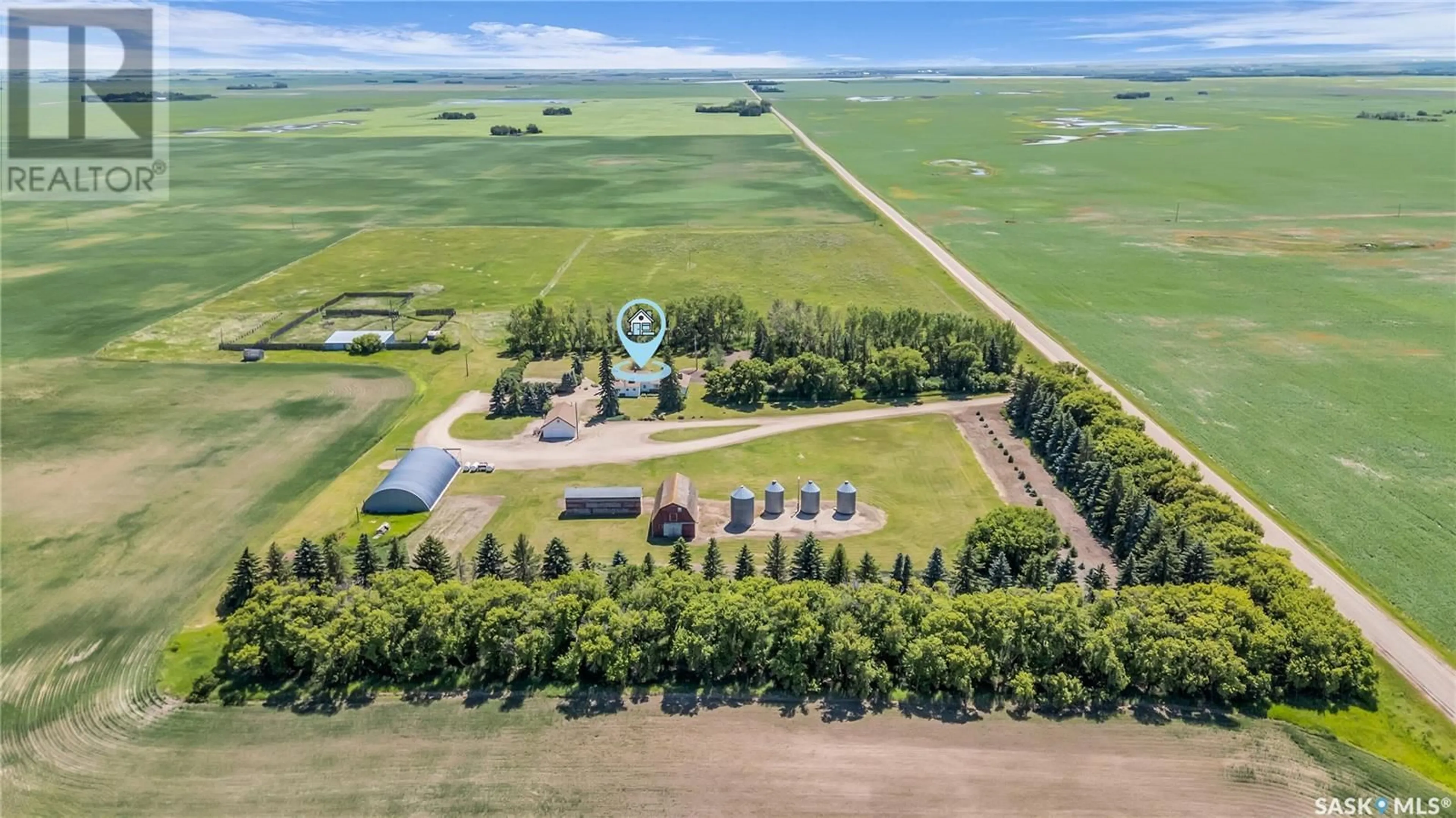 A pic from outside/outdoor area/front of a property/back of a property/a pic from drone, unknown for SAWCHUK ACREAGE, Perdue Rm No. 346 Saskatchewan S0K3C0