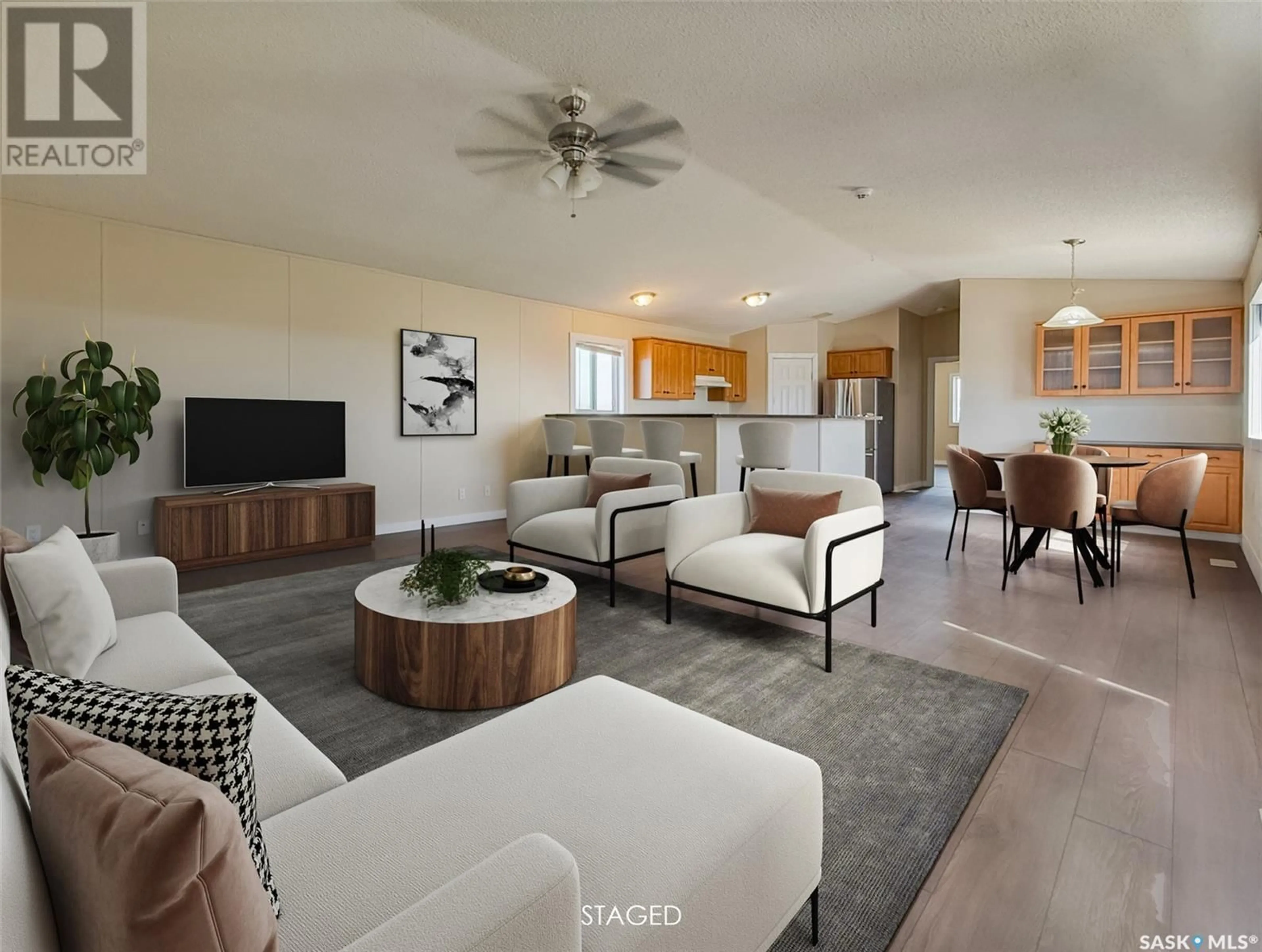 Living room with furniture, unknown for 129 BELLA DRIVE, Swift Current Saskatchewan S9H5T6