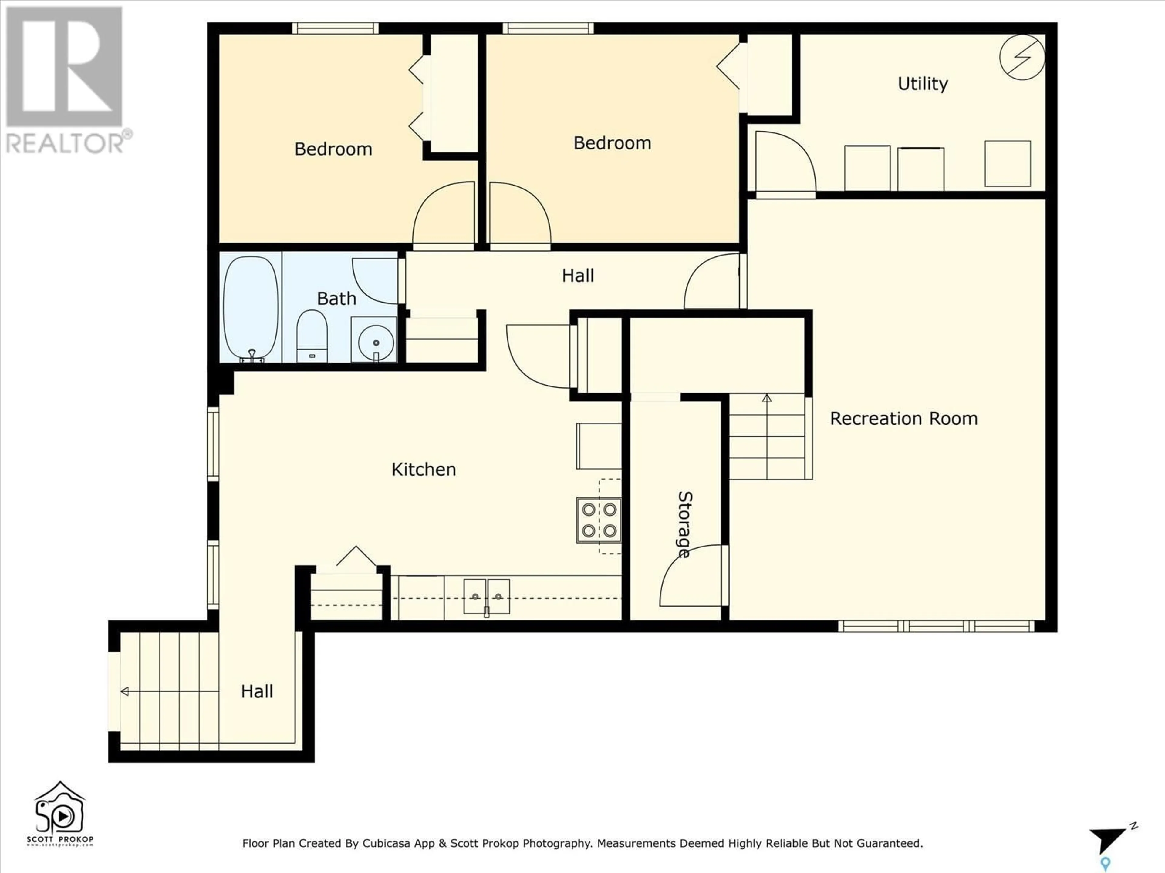 Floor plan for 206 TRIMBLE LANE, Saskatoon Saskatchewan S7W0C9