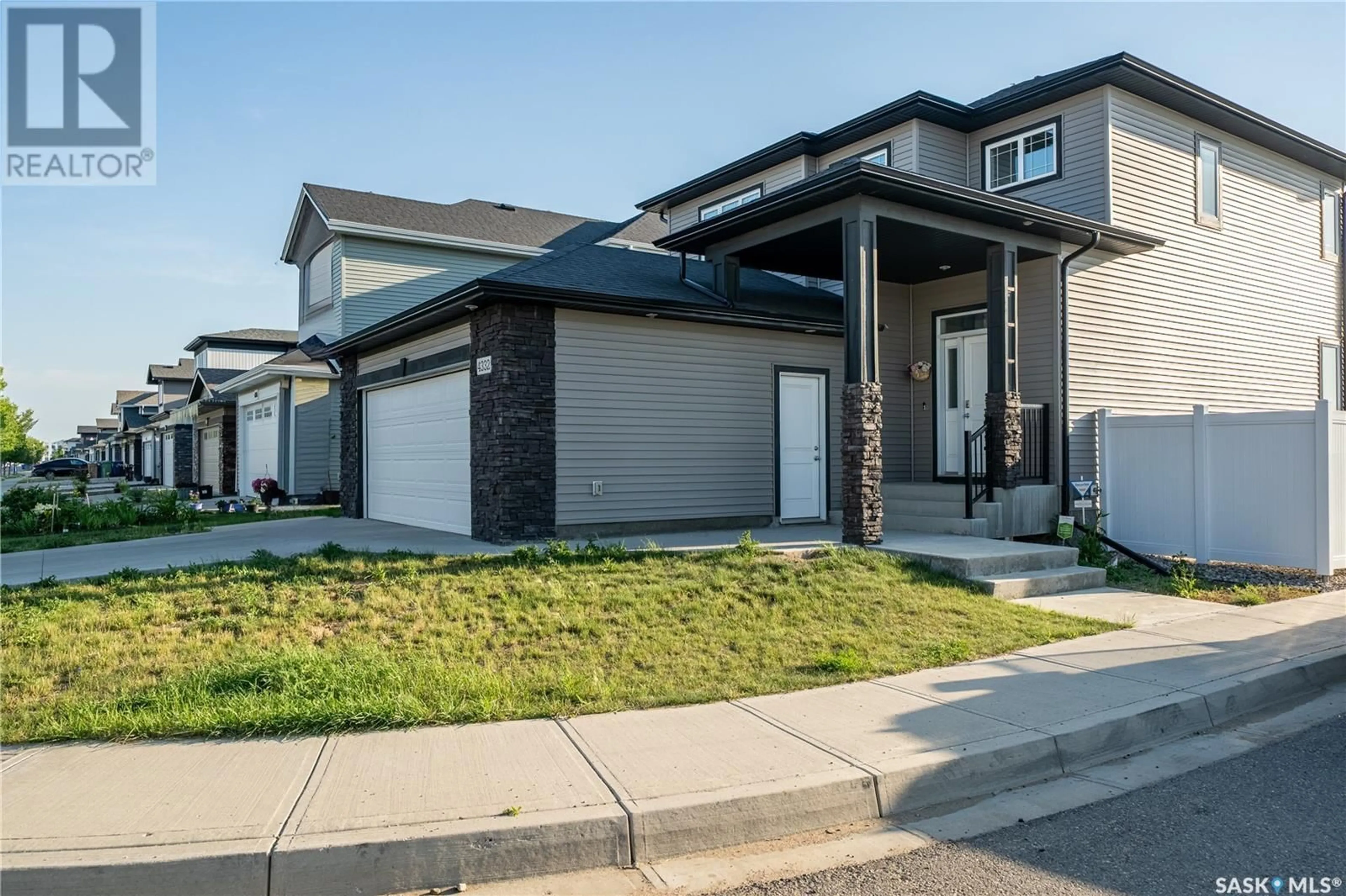 Home with brick exterior material, street for 4332 DELHAYE WAY, Regina Saskatchewan S4W0P8