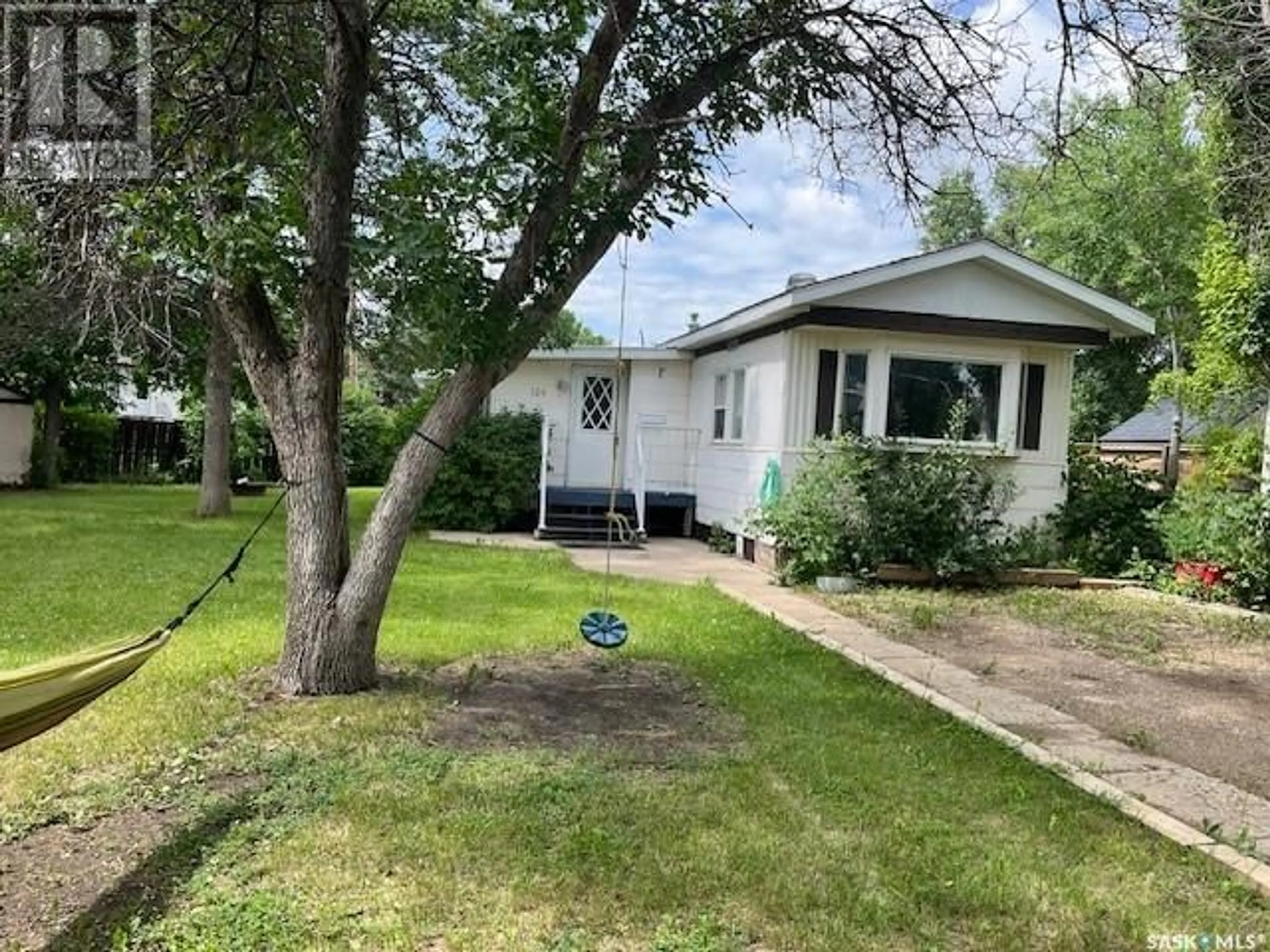 A pic from outside/outdoor area/front of a property/back of a property/a pic from drone, water/lake/river/ocean view for 126 DOGWOOD STREET, Caronport Saskatchewan S0H0S0