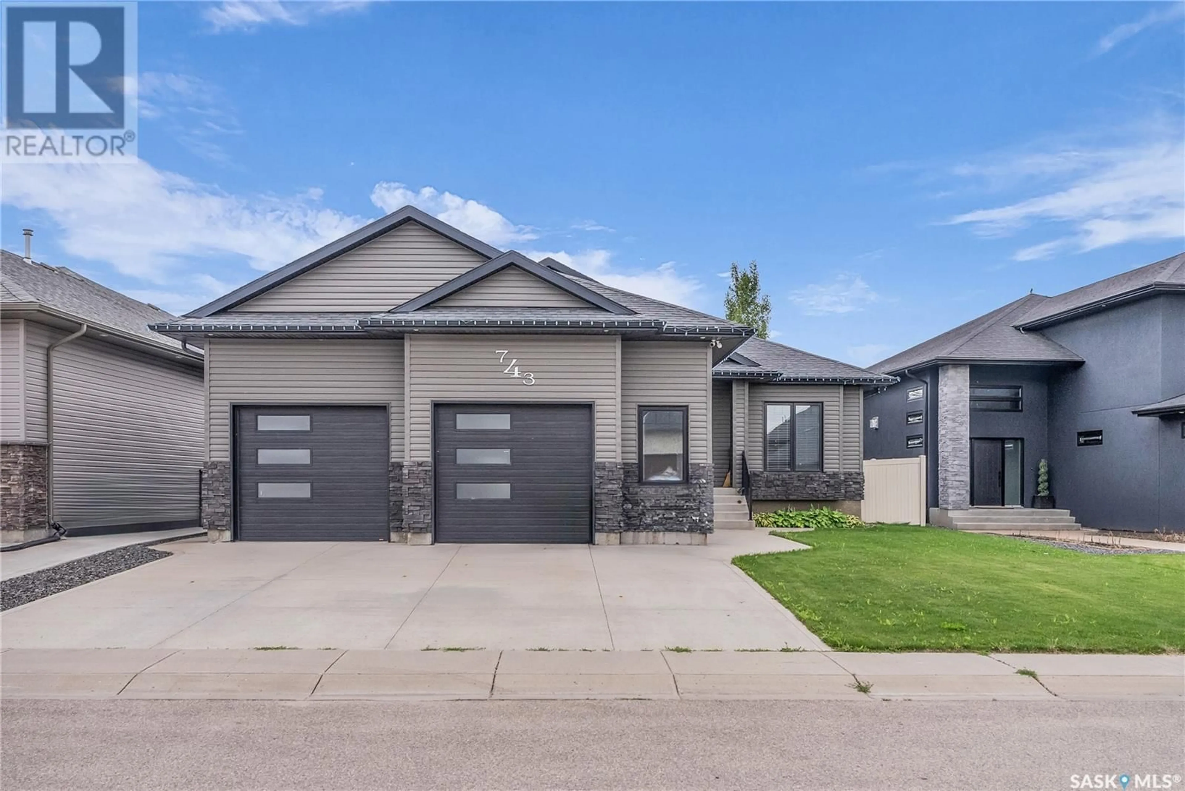 Home with brick exterior material, street for 743 KLOPPENBURG COURT, Saskatoon Saskatchewan S7W0P2