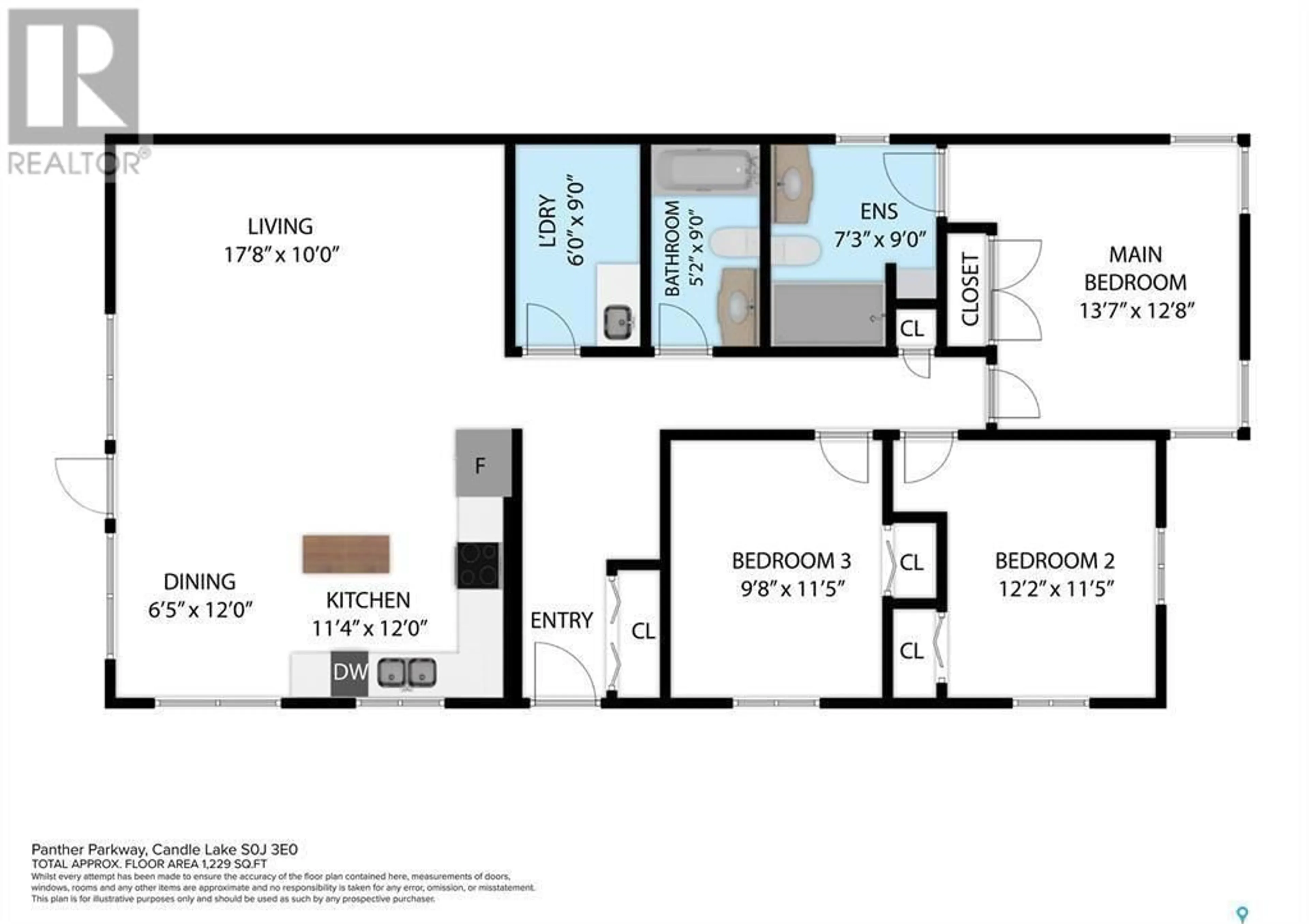 Floor plan for 4 PANTHER PARKWAY, Candle Lake Saskatchewan S0J3E0