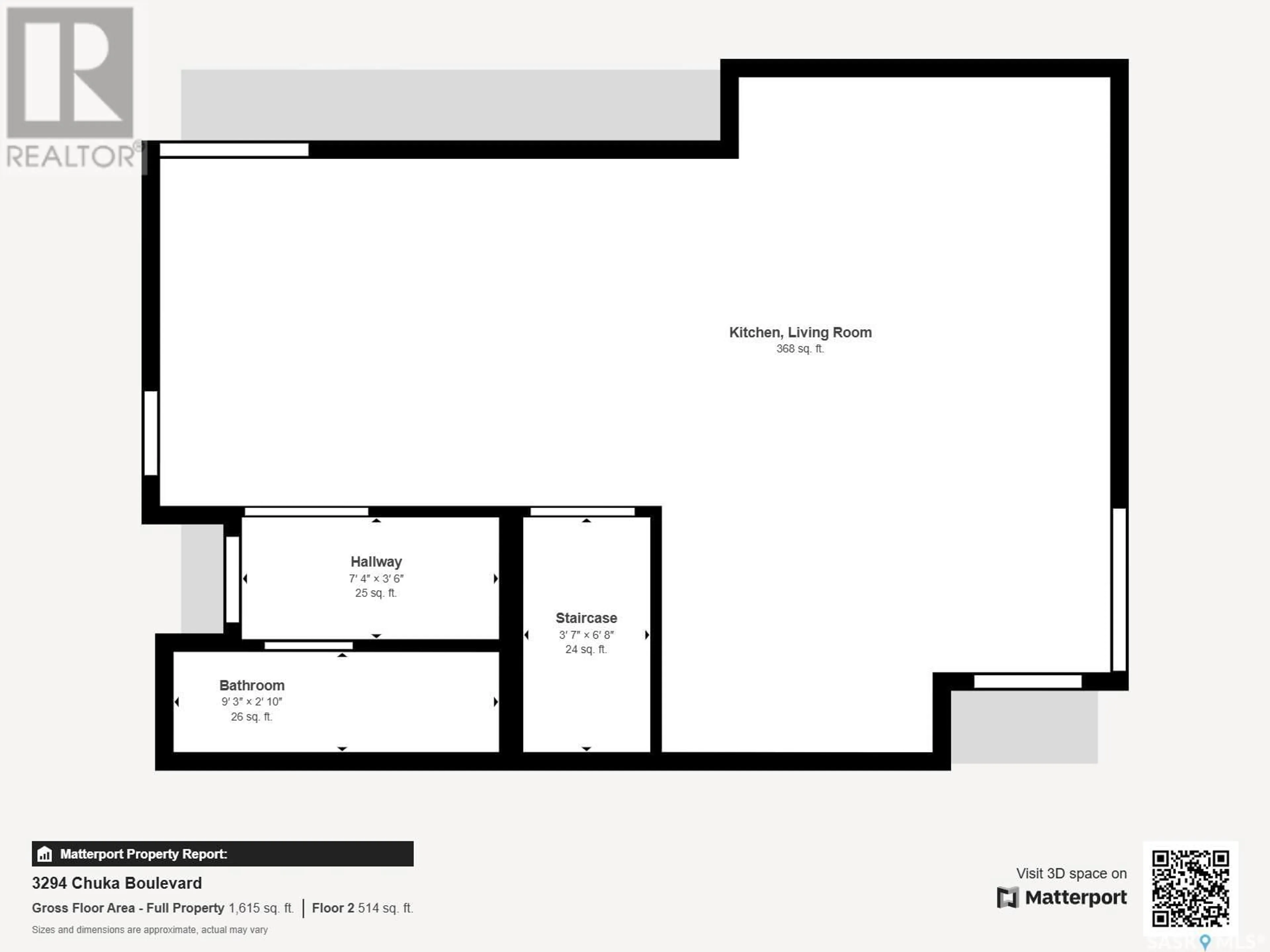 Floor plan for 3294 CHUKA BOULEVARD, Regina Saskatchewan S4V3S6