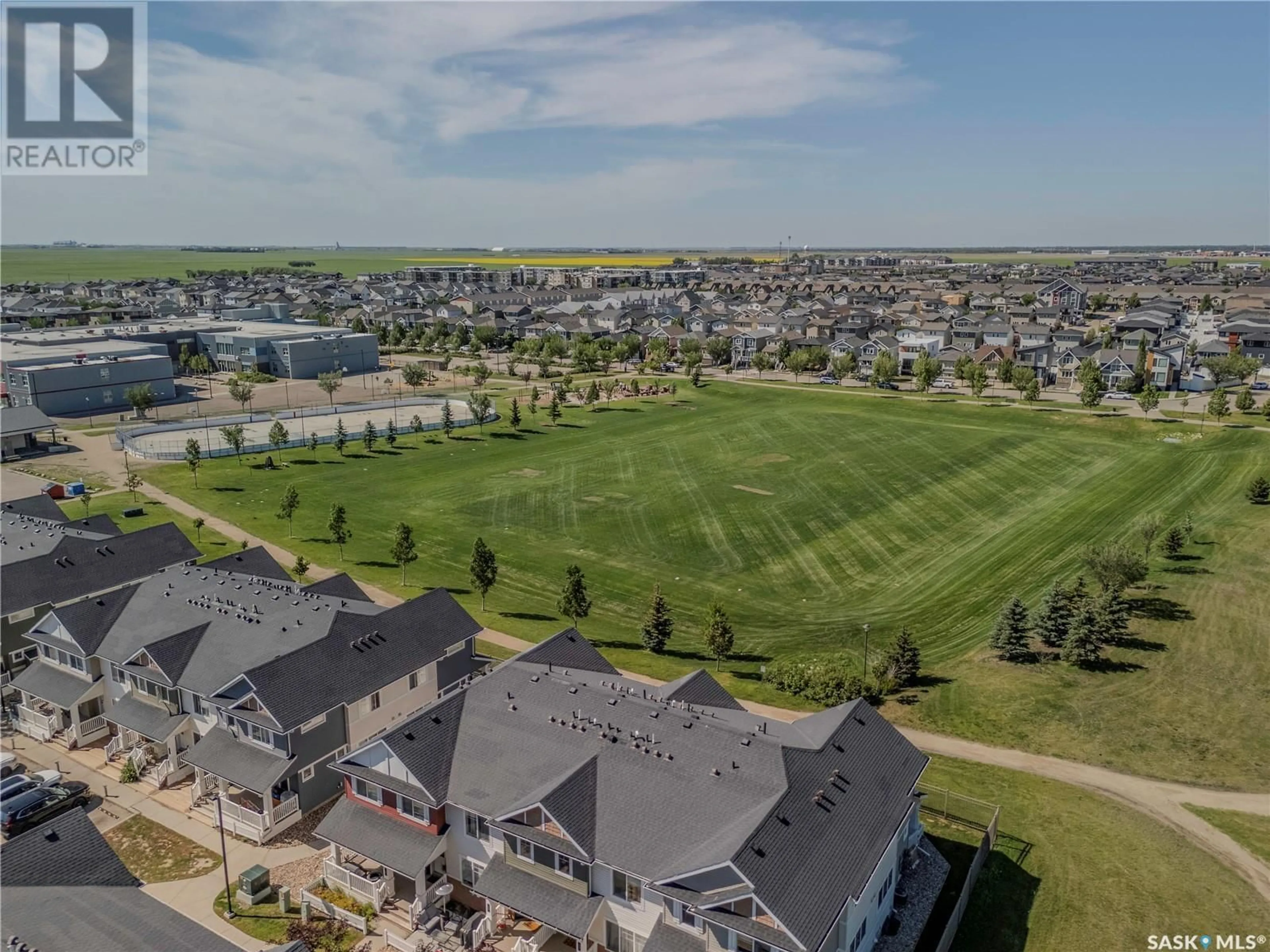 A pic from outside/outdoor area/front of a property/back of a property/a pic from drone, unknown for 23 5286 AERODROME ROAD, Regina Saskatchewan S4W0P4