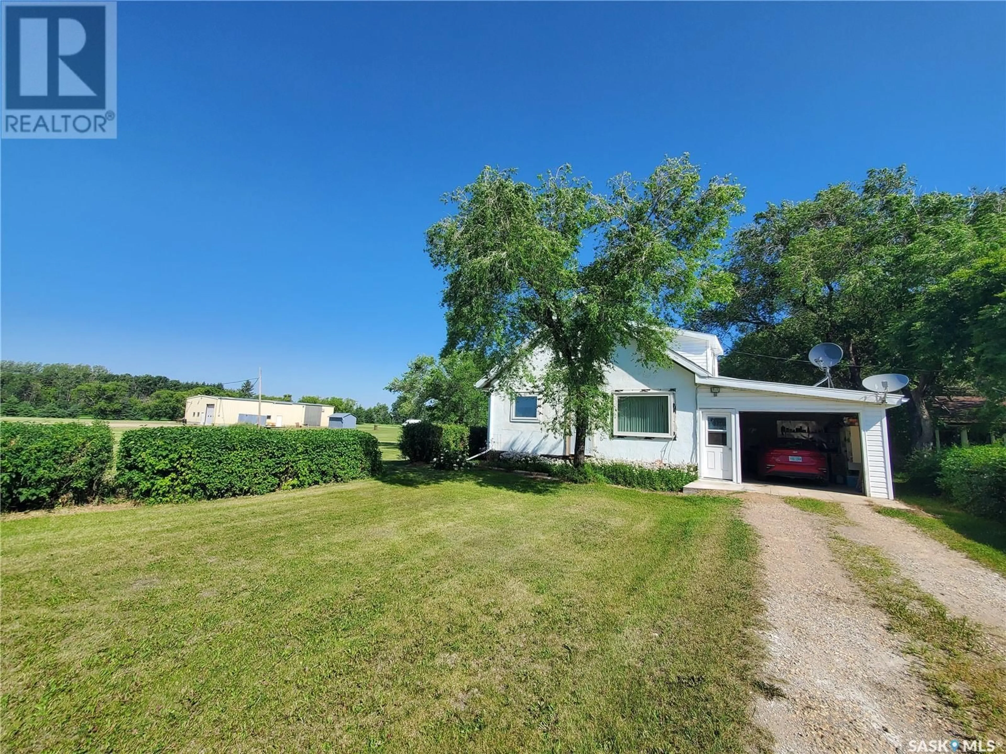 A pic from outside/outdoor area/front of a property/back of a property/a pic from drone, street for 130575 HIGHWAY, Runnymede Saskatchewan S0A3P0