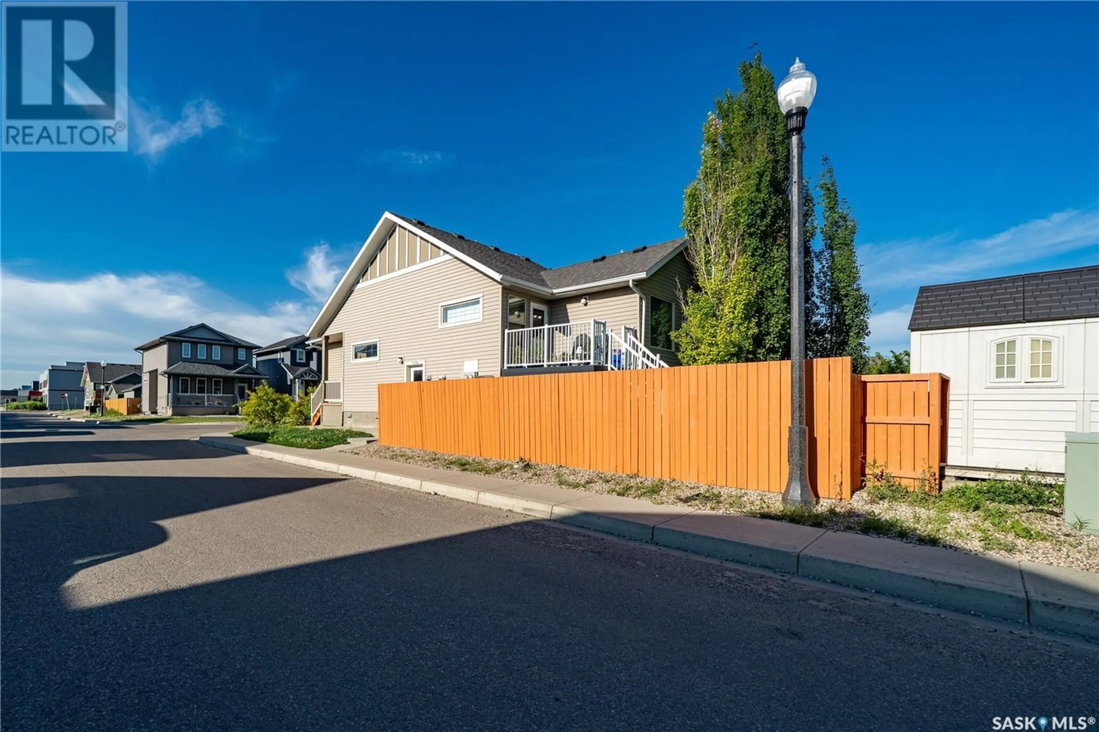 A pic from outside/outdoor area/front of a property/back of a property/a pic from drone, street for 5425 WHEREATT ROAD, Regina Saskatchewan S4W0K3