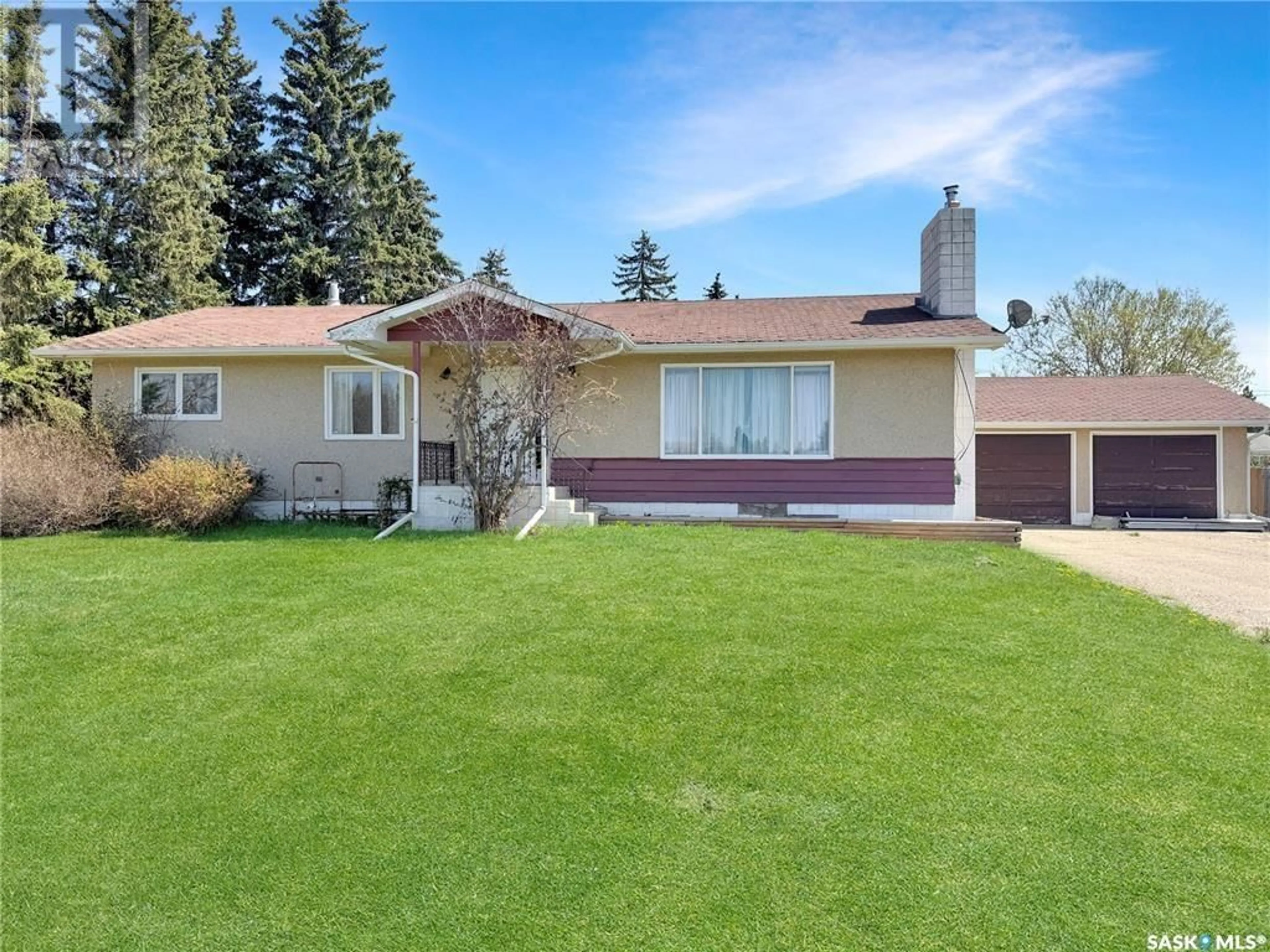 Home with vinyl exterior material, street for 318 ORTON STREET, Cut Knife Saskatchewan S0M0N0