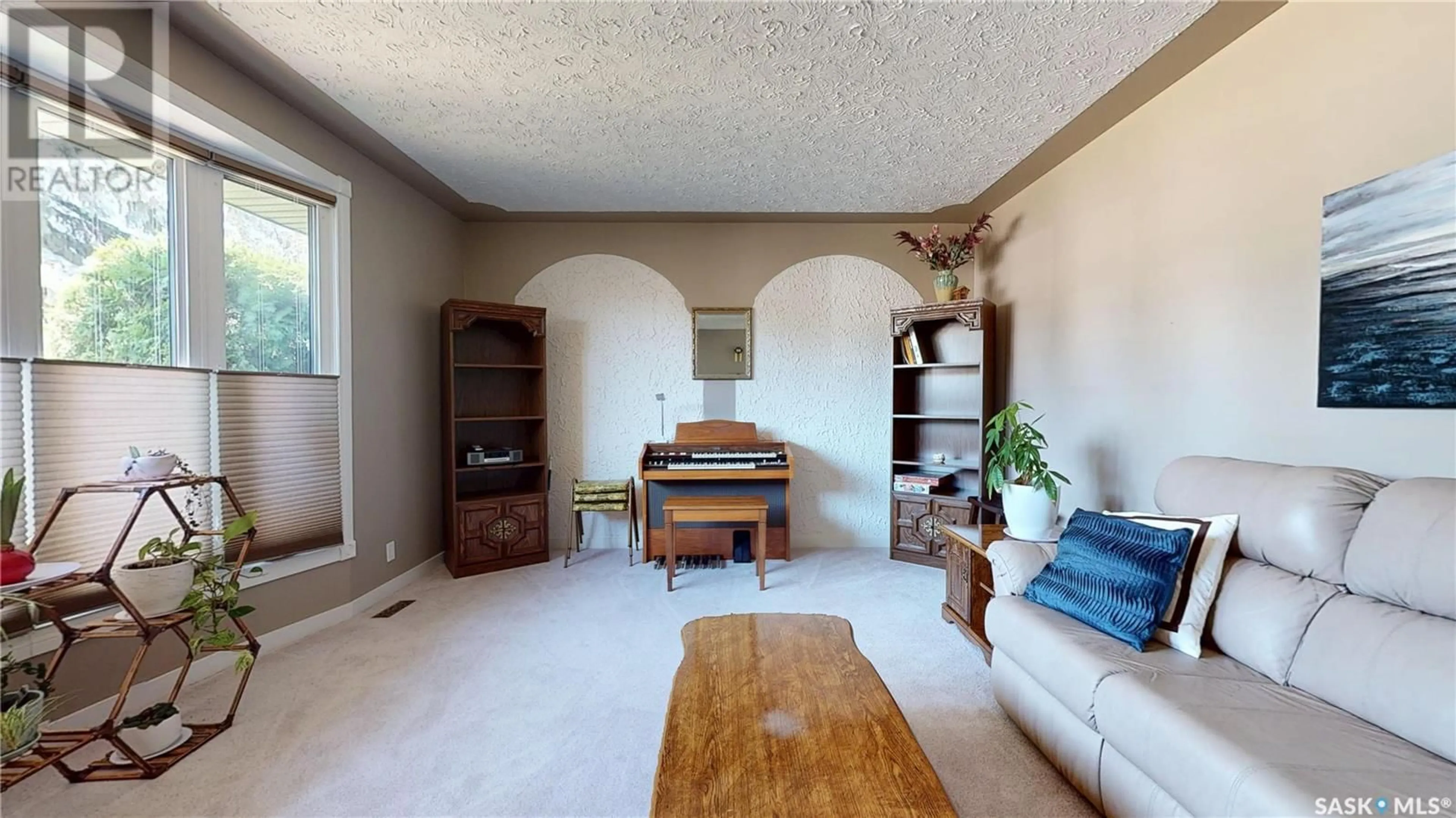 Living room with furniture, unknown for 126 HAWKES BAY, Regina Saskatchewan S4X1G7
