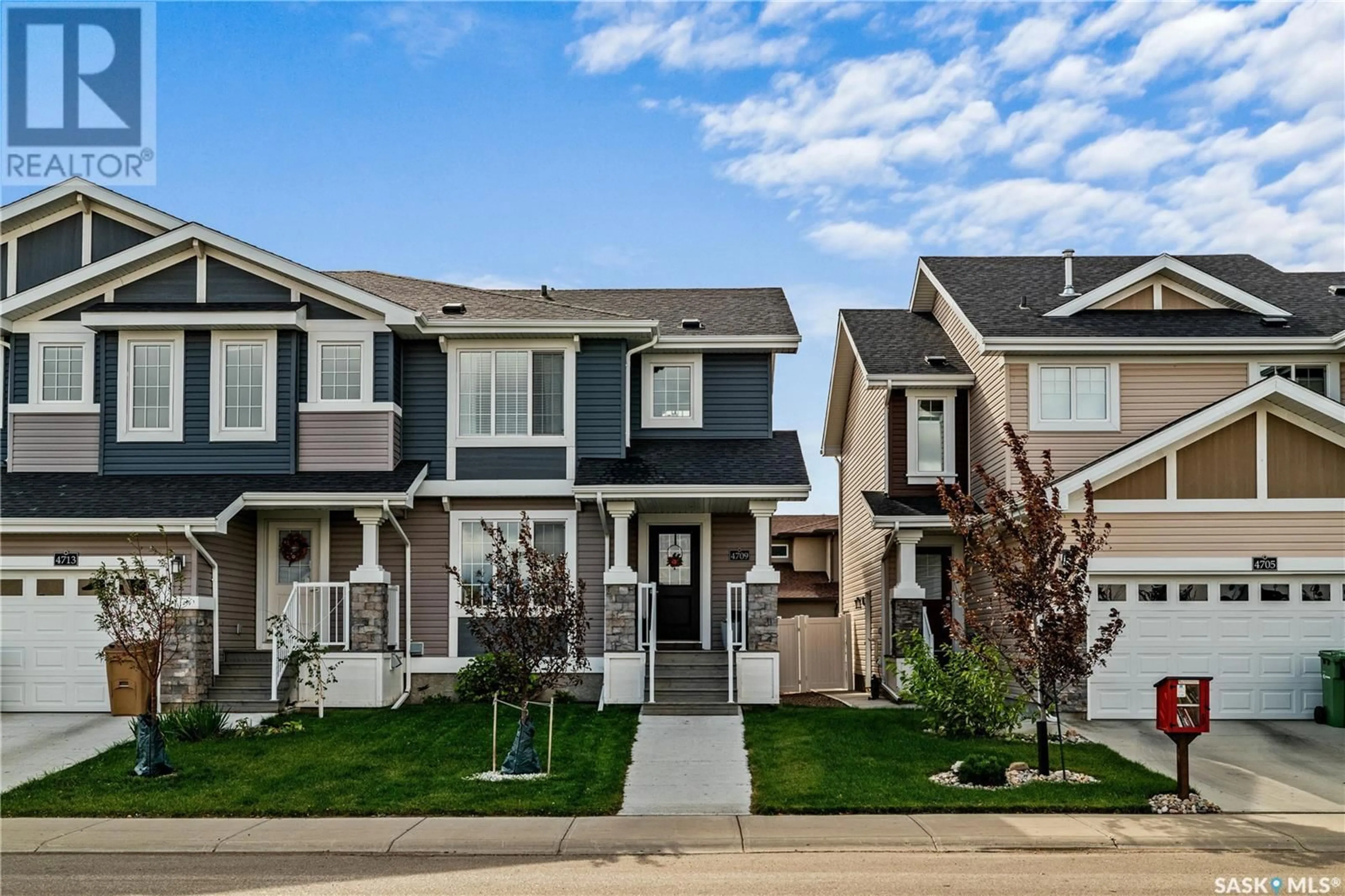 Home with vinyl exterior material, street for 4709 KELLER AVENUE, Regina Saskatchewan S4V3R6