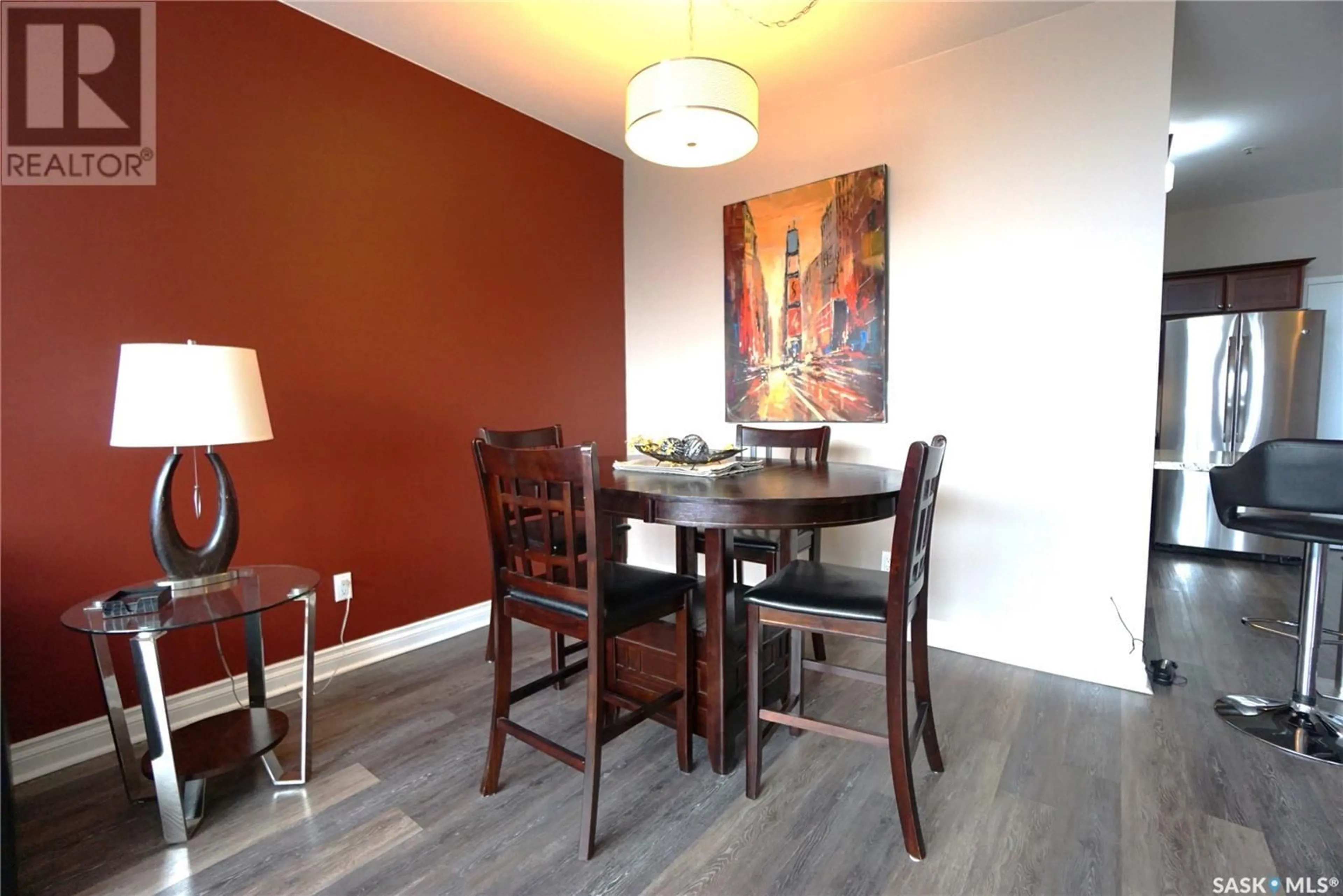 Dining room, wood/laminate floor for 1867 - 1106 HAMILTON STREET, Regina Saskatchewan S4P2C2