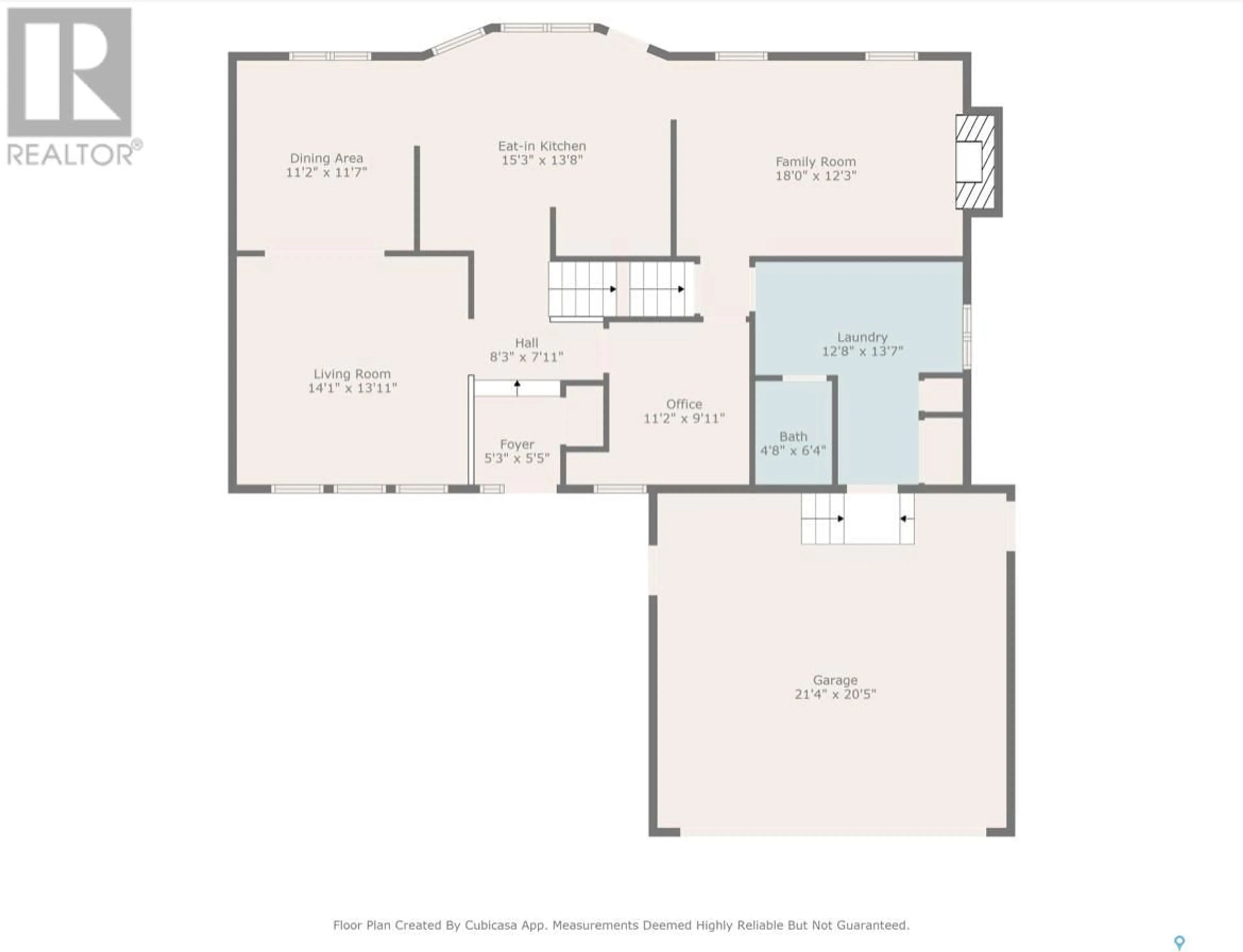 Floor plan for 410 WHITEWOOD BAY, Saskatoon Saskatchewan S7J4K6