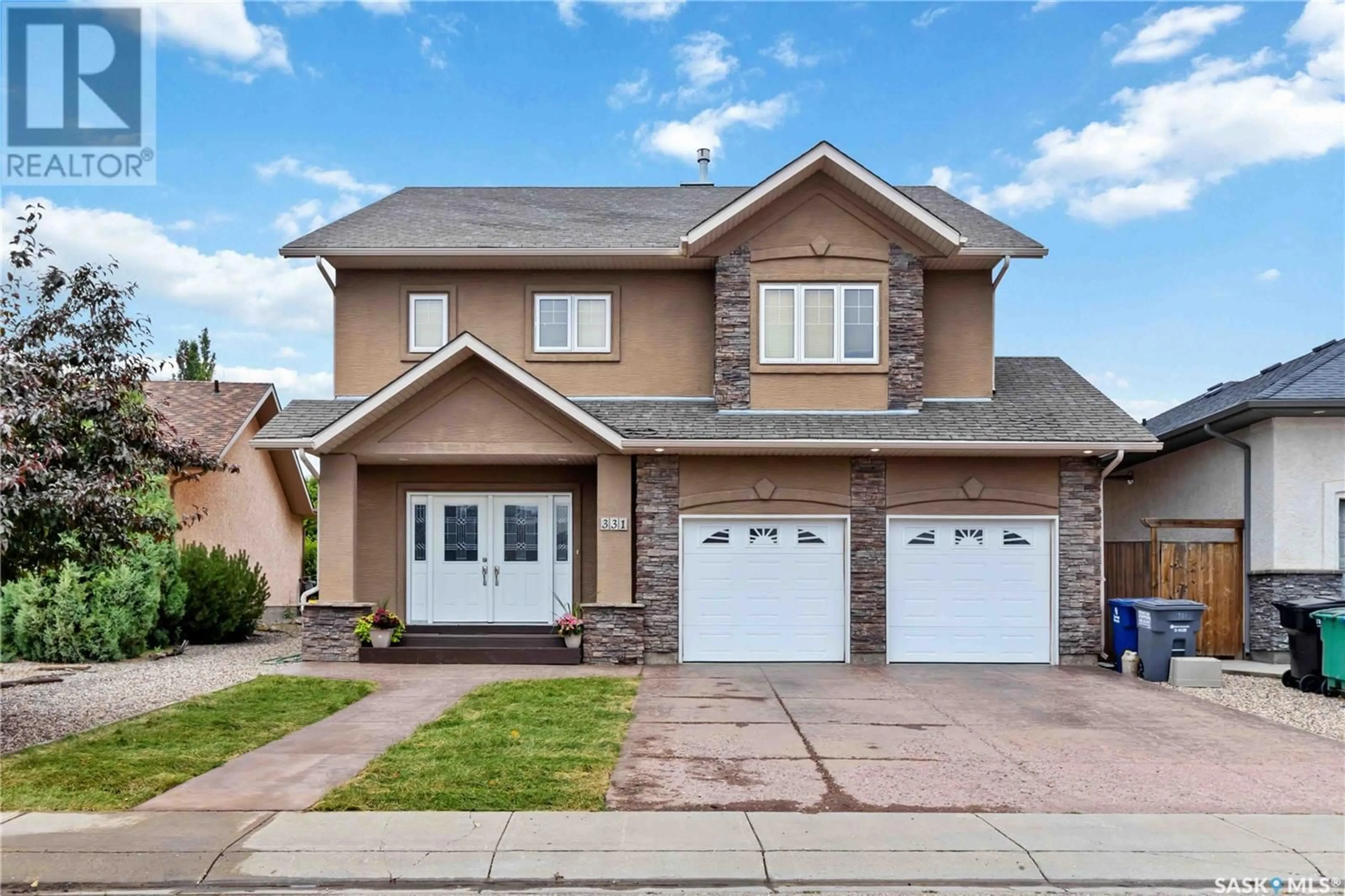 Home with brick exterior material, street for 331 BOLTON WAY, Saskatoon Saskatchewan S7T0A2