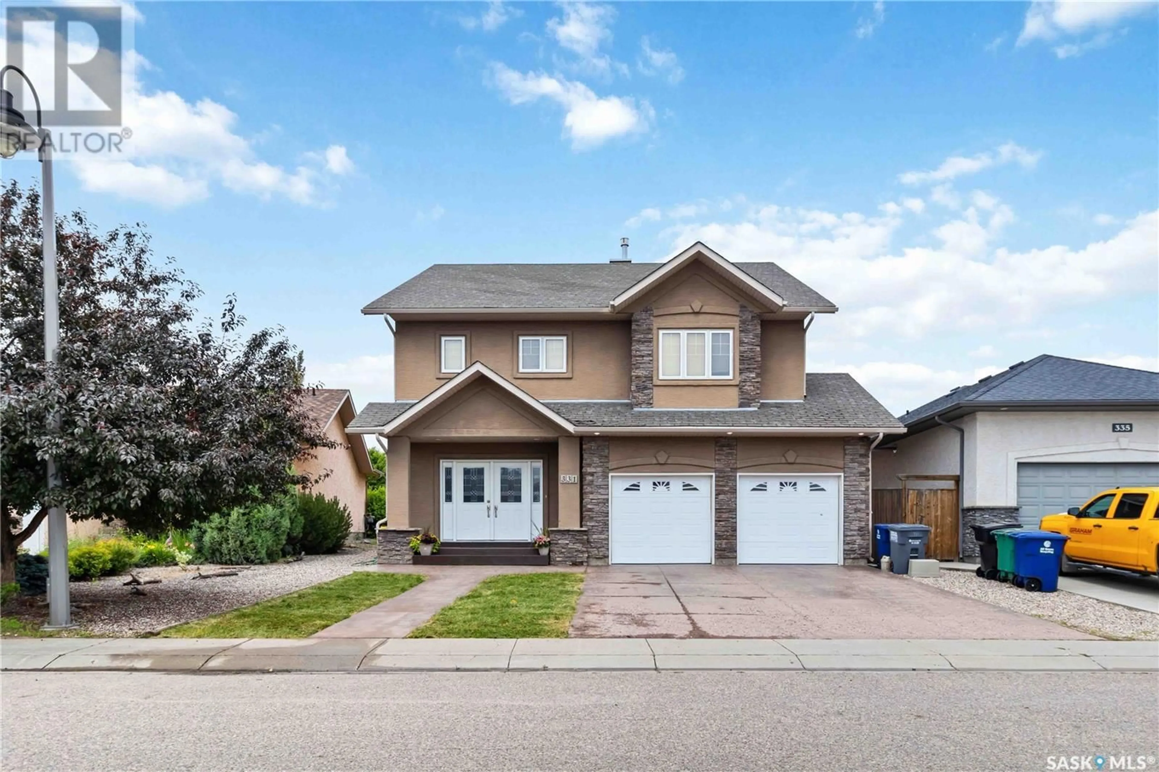 Home with brick exterior material, street for 331 BOLTON WAY, Saskatoon Saskatchewan S7T0A2