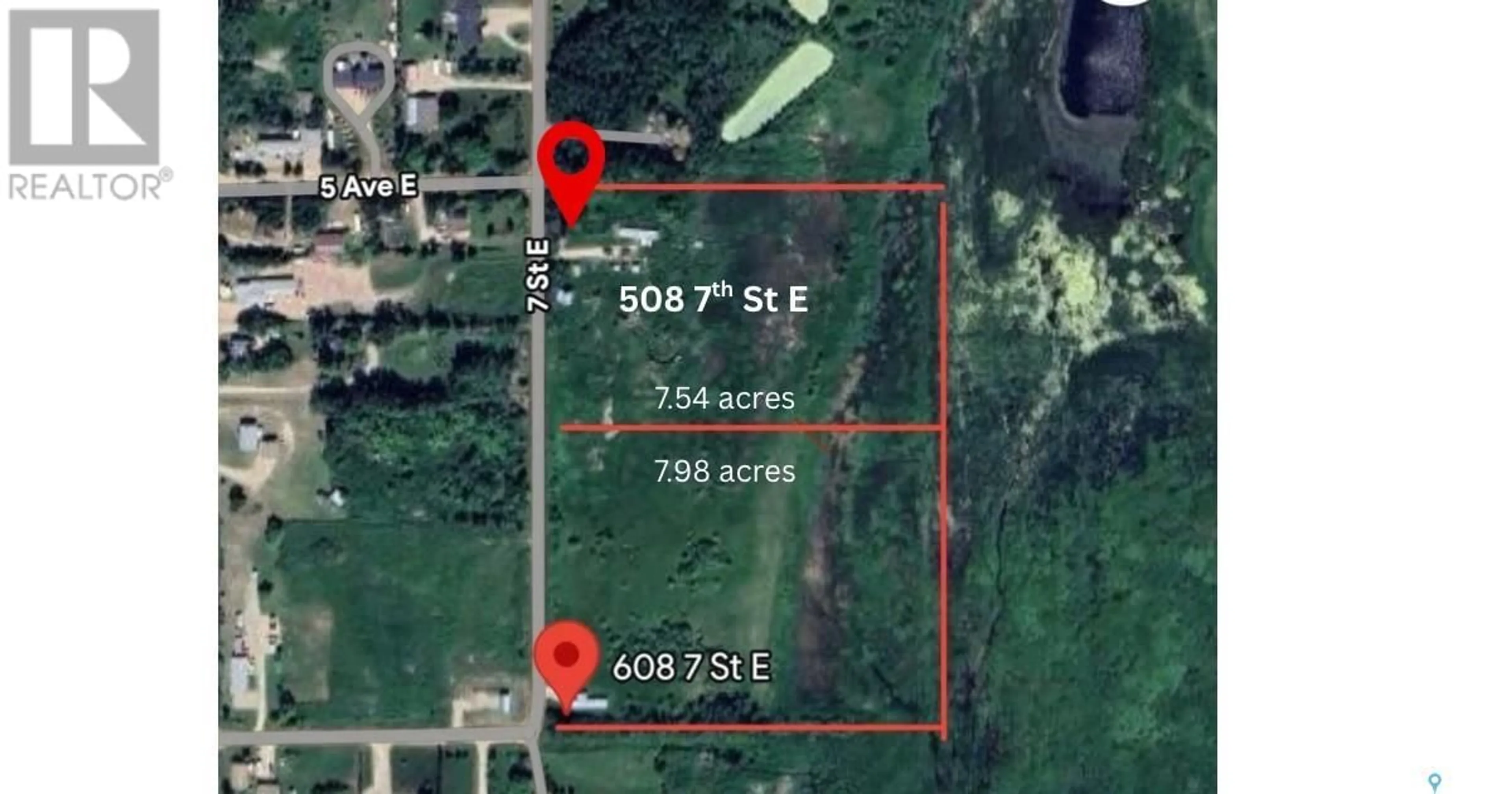 A pic from outside/outdoor area/front of a property/back of a property/a pic from drone, building for 508 7TH STREET, Meadow Lake Saskatchewan S9X1J4