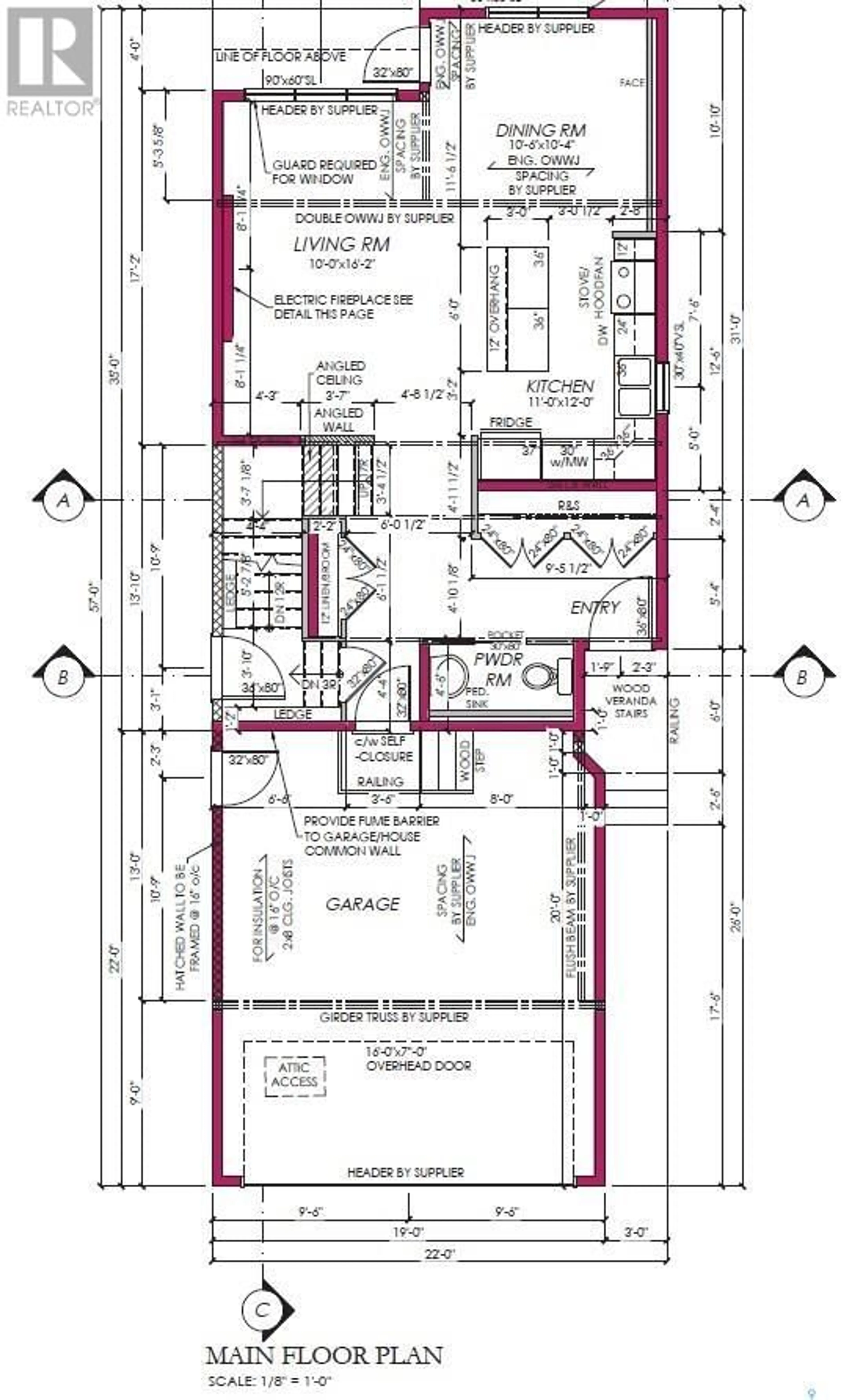 Floor plan for 3105 GREEN TURTLE ROAD, Regina Saskatchewan S4N7K9