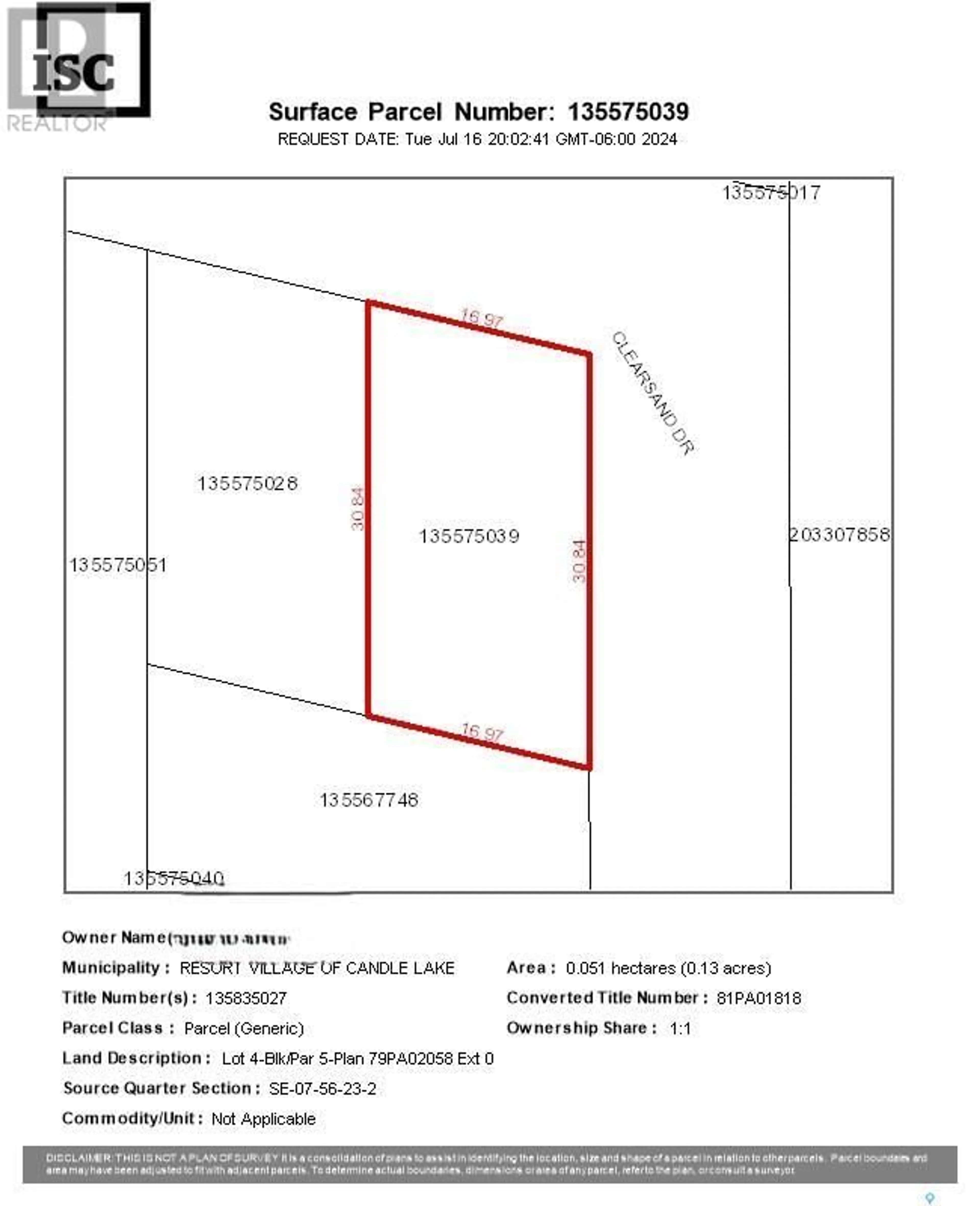 Floor plan for 5 CLEARSAND DRIVE, Candle Lake Saskatchewan S0J3E0
