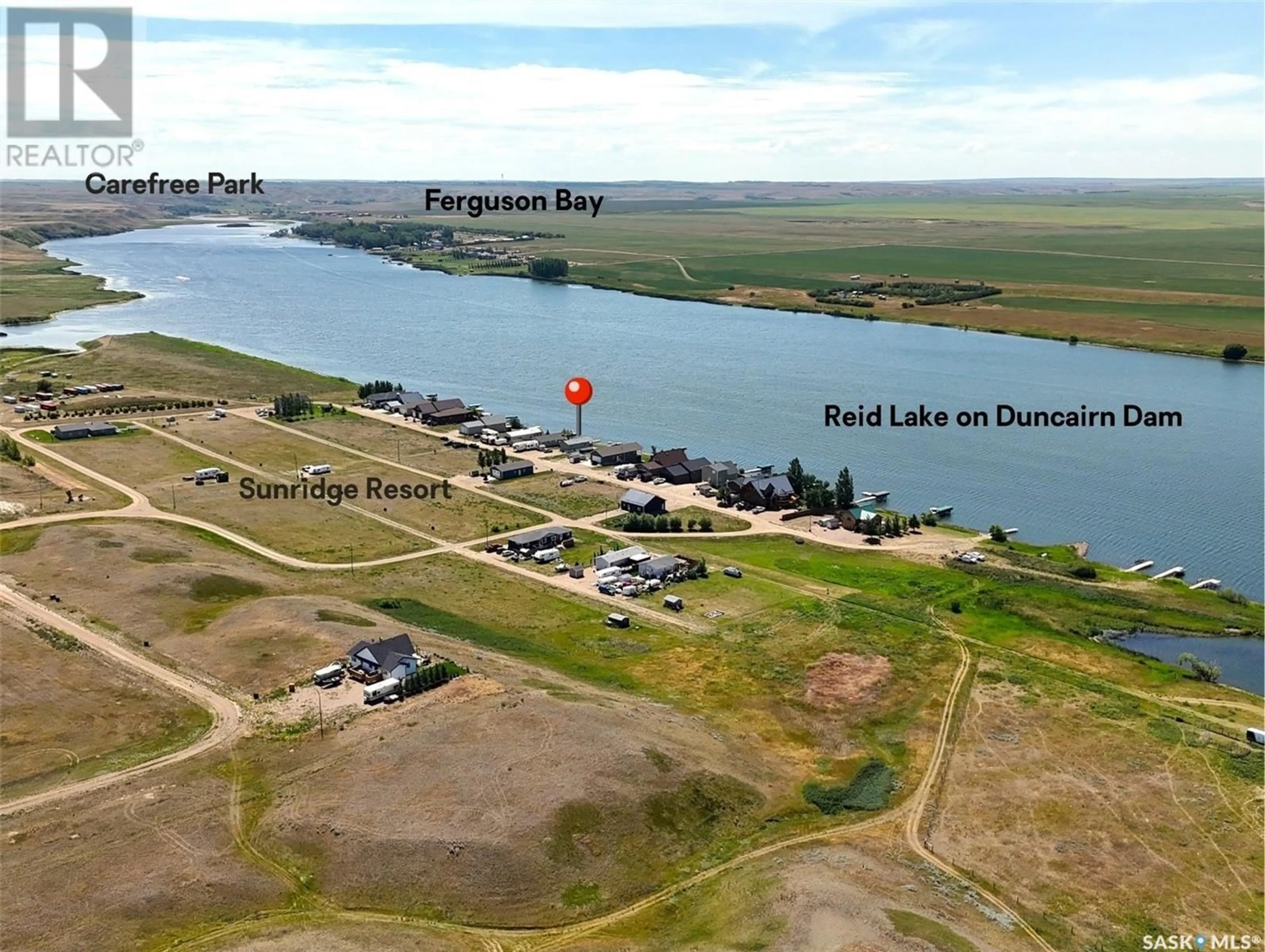 A pic from outside/outdoor area/front of a property/back of a property/a pic from drone, water/lake/river/ocean view for 11 LAKEVIEW DRIVE, Webb Rm No. 138 Saskatchewan S0N2N0