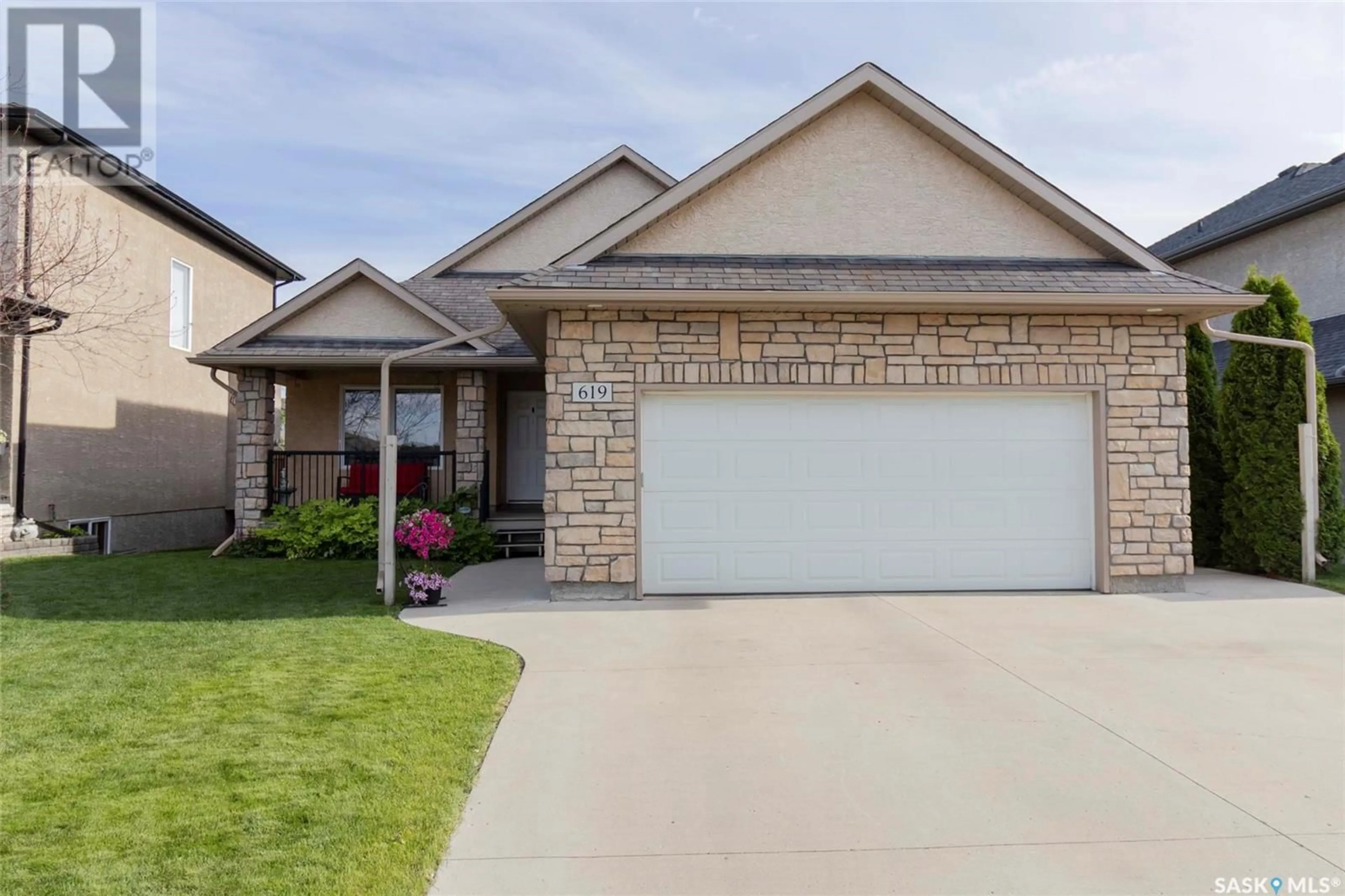 Home with brick exterior material, street for 619 BELLMONT CRESCENT, Saskatoon Saskatchewan S7V1K7
