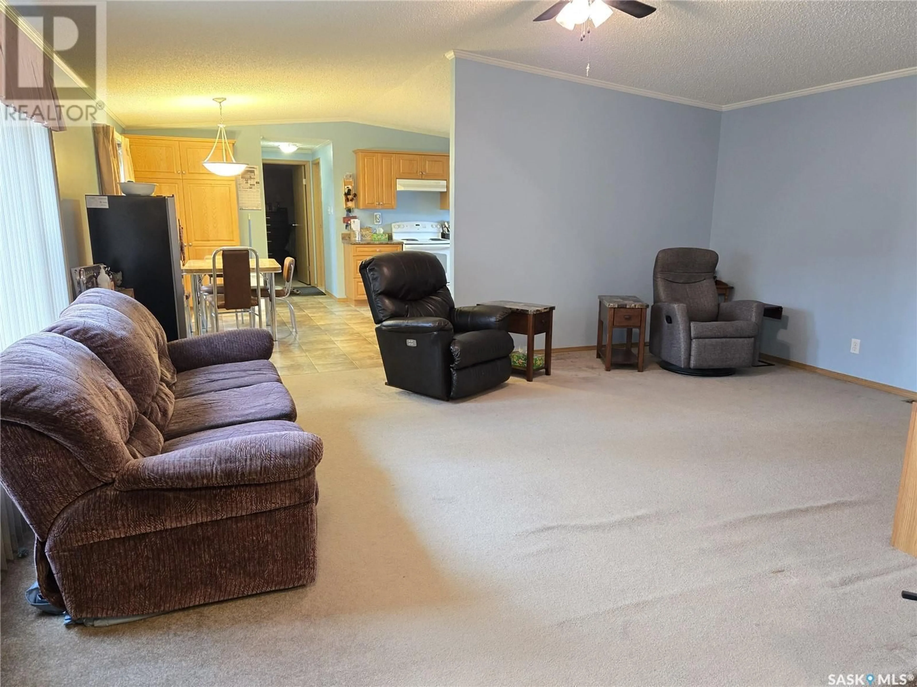 Living room with furniture, unknown for 112 2ND AVENUE, Macrorie Saskatchewan S0L2E0