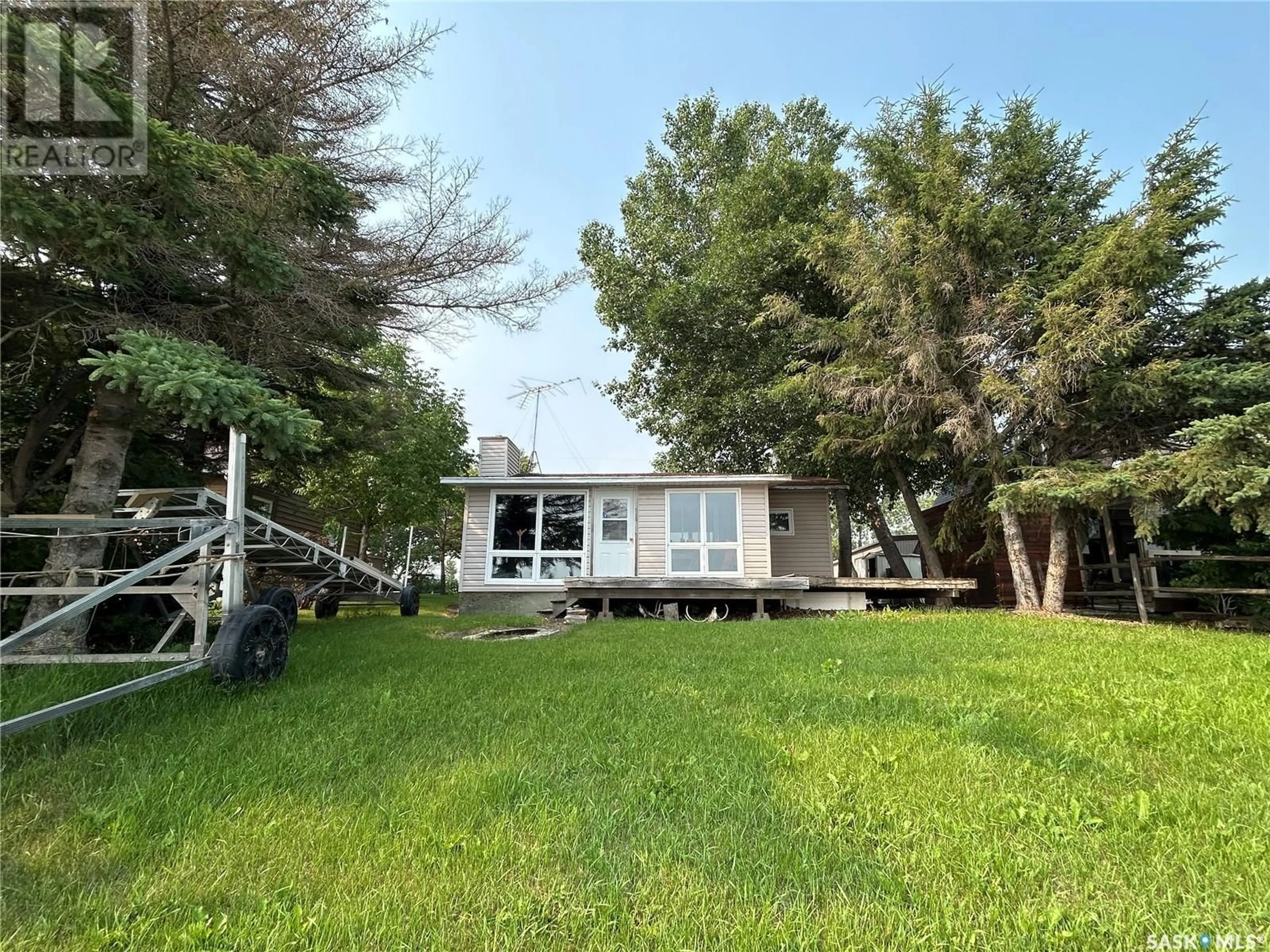 A pic from outside/outdoor area/front of a property/back of a property/a pic from drone, water/lake/river/ocean view for 43 STONEY LAKE ROAD, Humboldt Rm No. 370 Saskatchewan S0K2A0