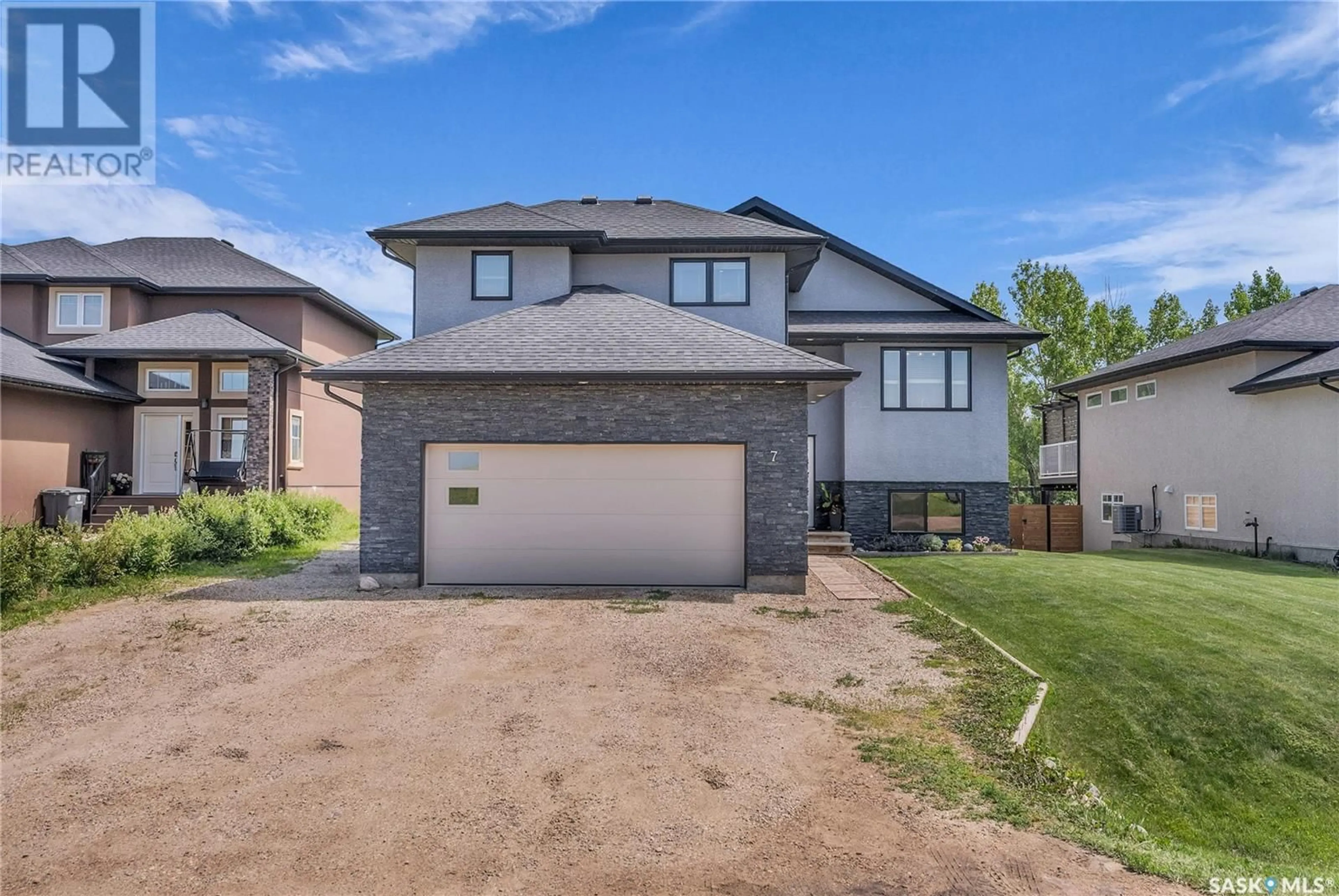 Home with brick exterior material, street for 7 WILLOW VIEW COURT, Shields Saskatchewan S7C0A3