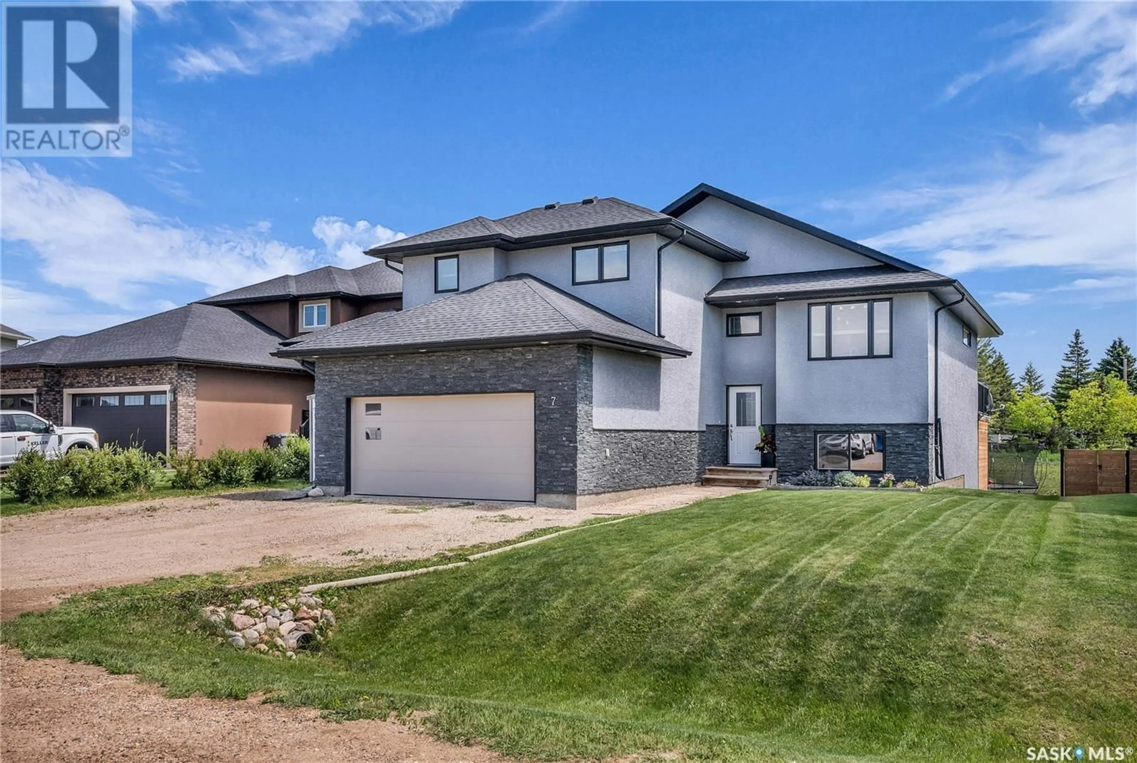Home with brick exterior material, street for 7 WILLOW VIEW COURT, Shields Saskatchewan S7C0A3