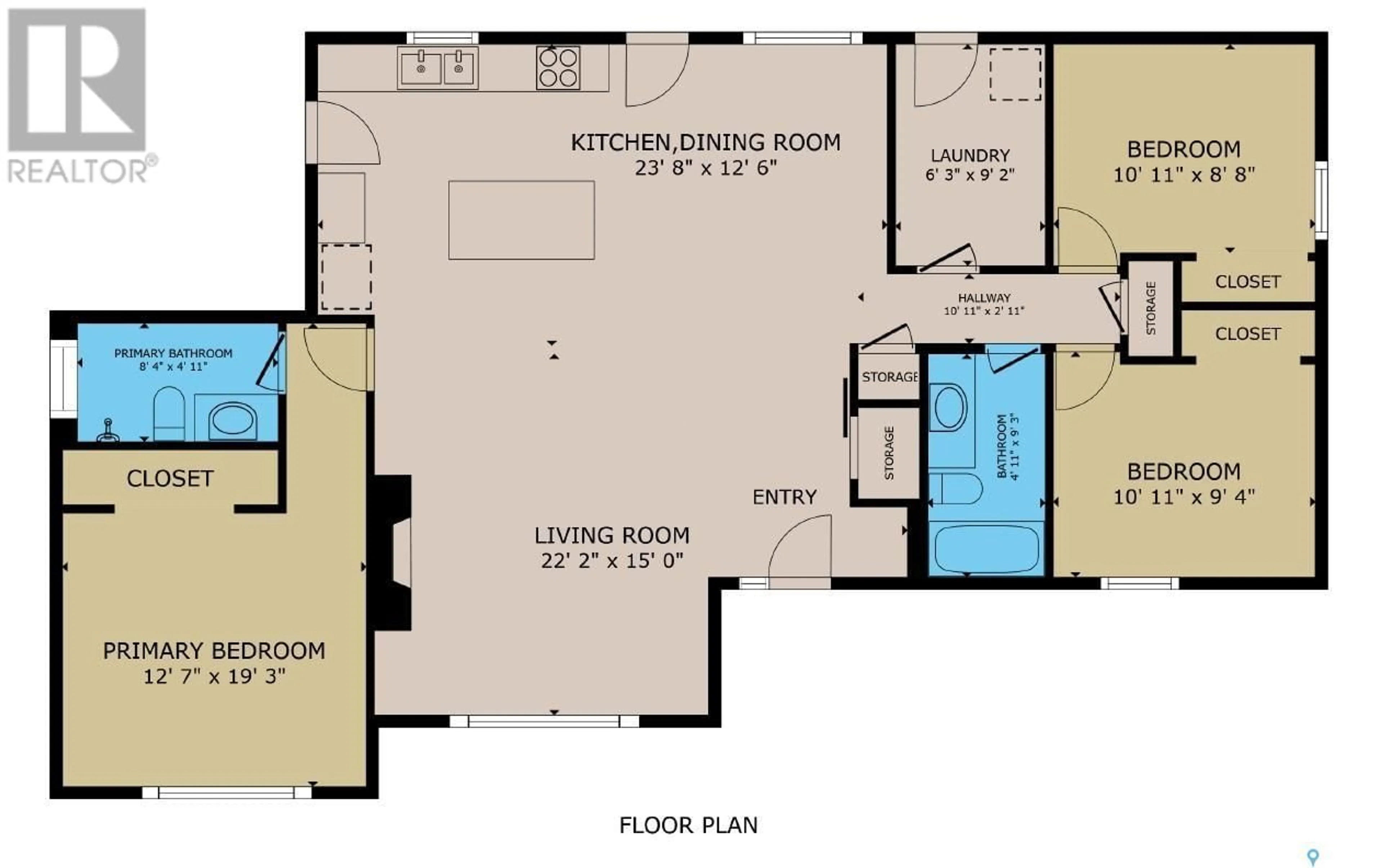 Floor plan for 16 JORTAN DRIVE, Candle Lake Saskatchewan S0J3E0