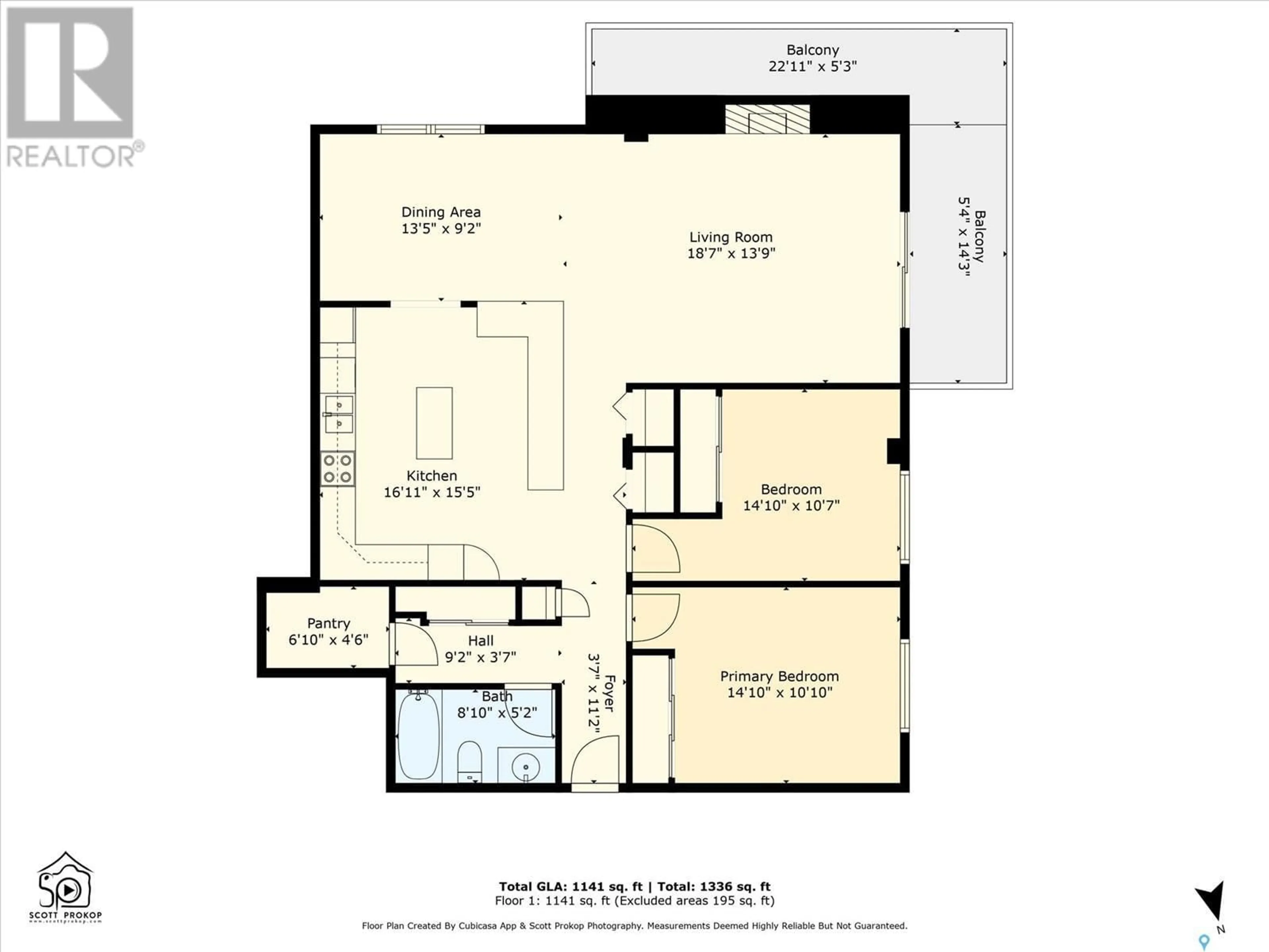 Floor plan for 510 - 704 5TH AVENUE N, Saskatoon Saskatchewan S7K2R2