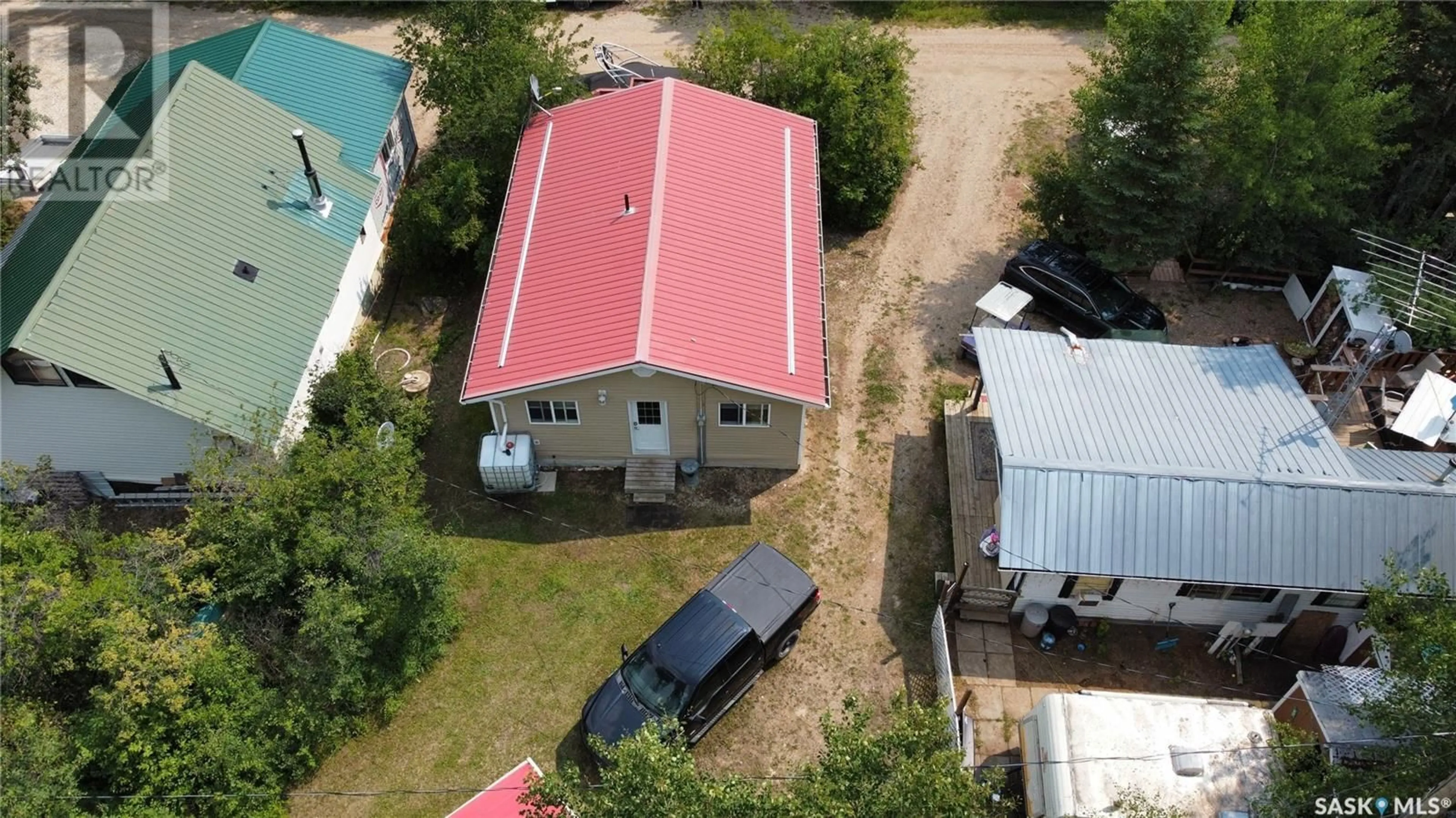 A pic from outside/outdoor area/front of a property/back of a property/a pic from drone, building for 227 ELK ROAD, Bjorkdale Rm No. 426 Saskatchewan S0E0E0