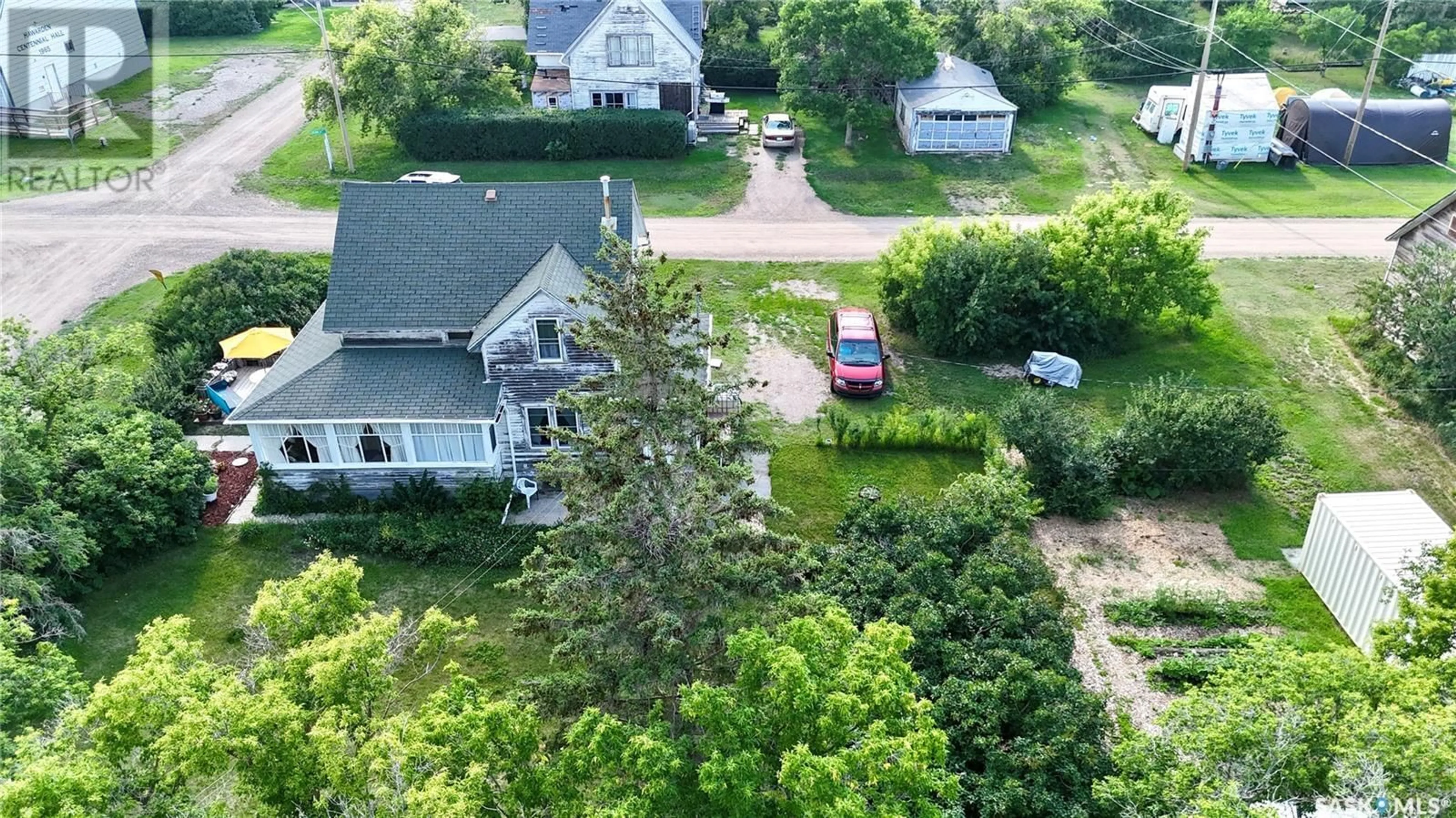 A pic from outside/outdoor area/front of a property/back of a property/a pic from drone, street for 130 WILLIAM STREET, Hawarden Saskatchewan S0H1Y0