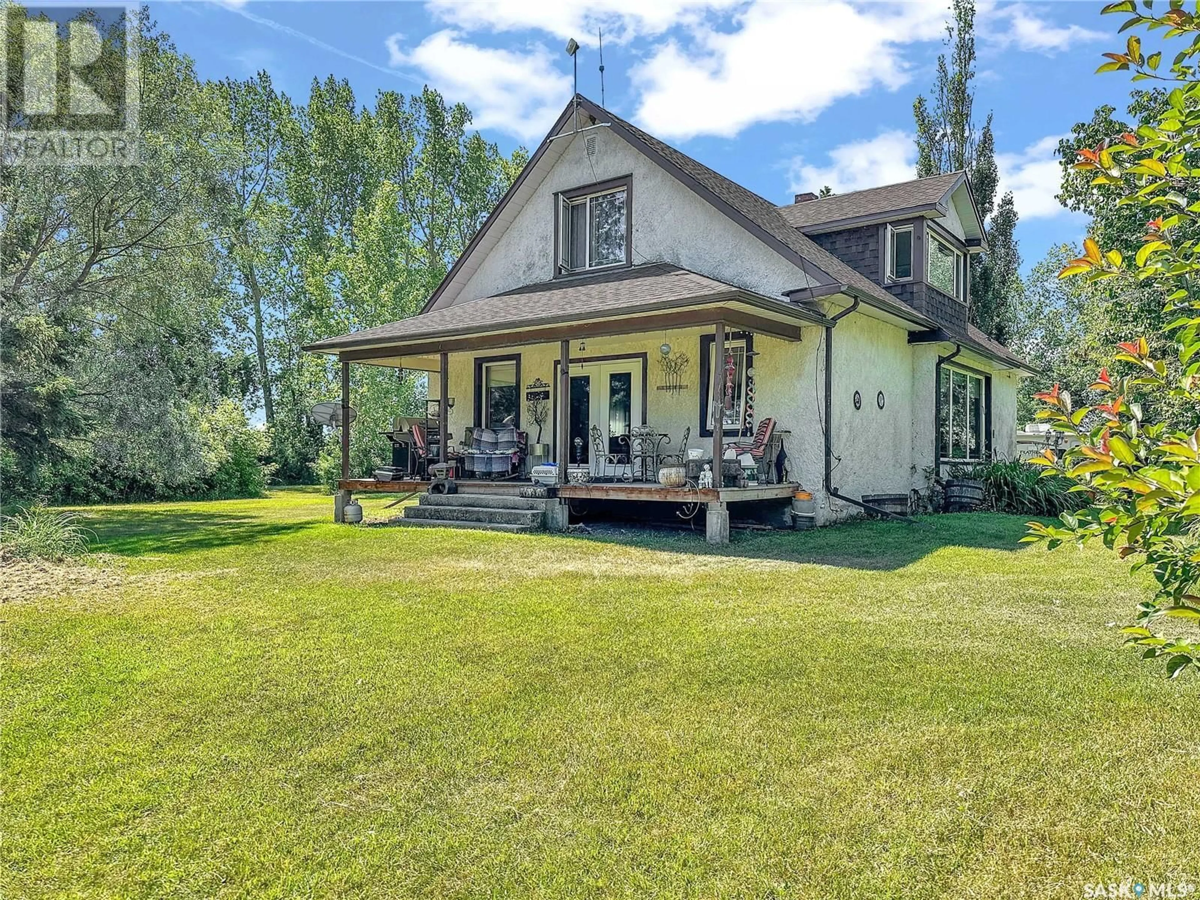 A pic from outside/outdoor area/front of a property/back of a property/a pic from drone, unknown for LOMENDA ACREAGE, Langenburg Rm No. 181 Saskatchewan S0A0M0