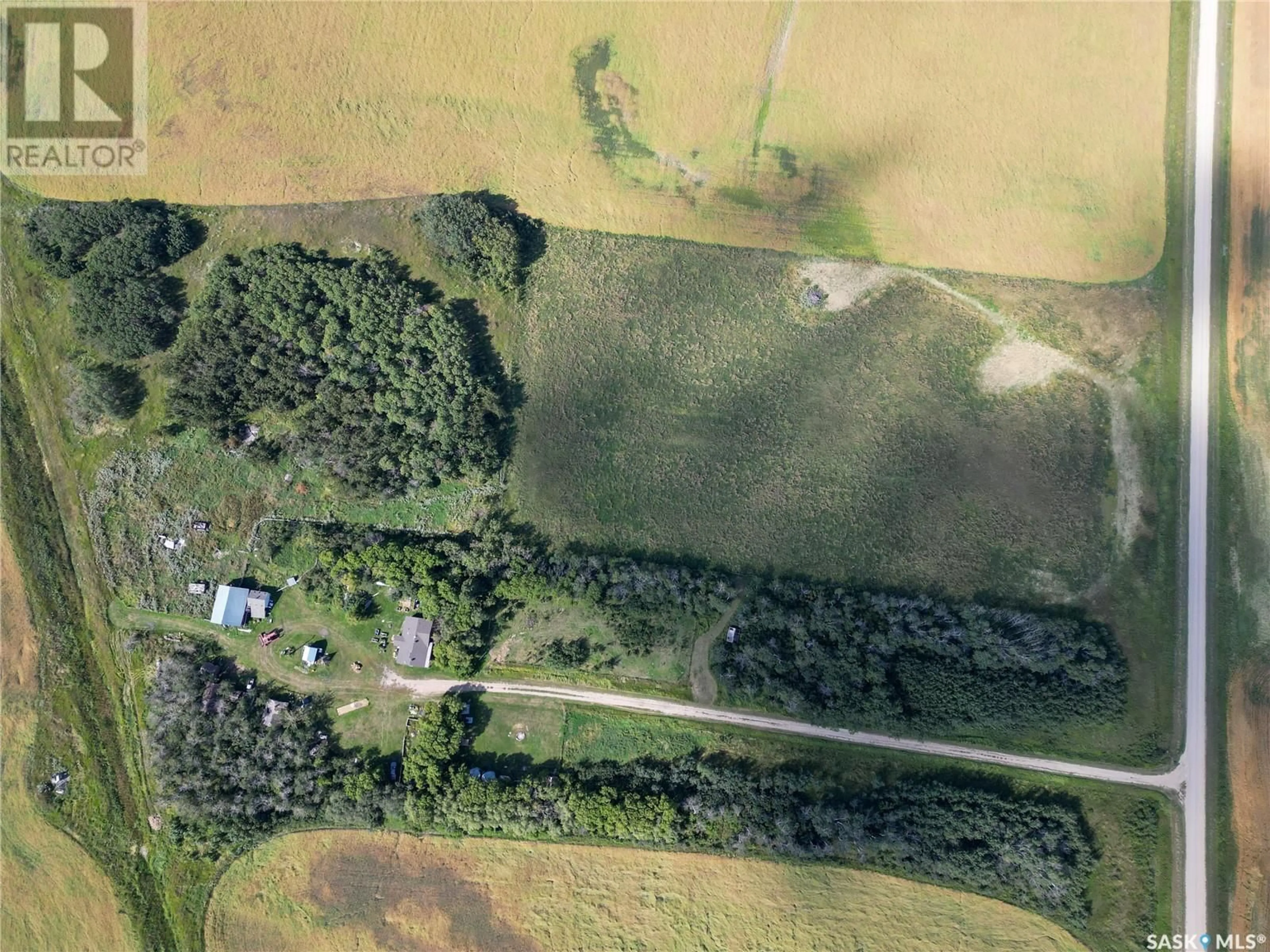 A pic from outside/outdoor area/front of a property/back of a property/a pic from drone, street for ZELLER ACREAGE, Leroy Rm No. 339 Saskatchewan S0K2P0