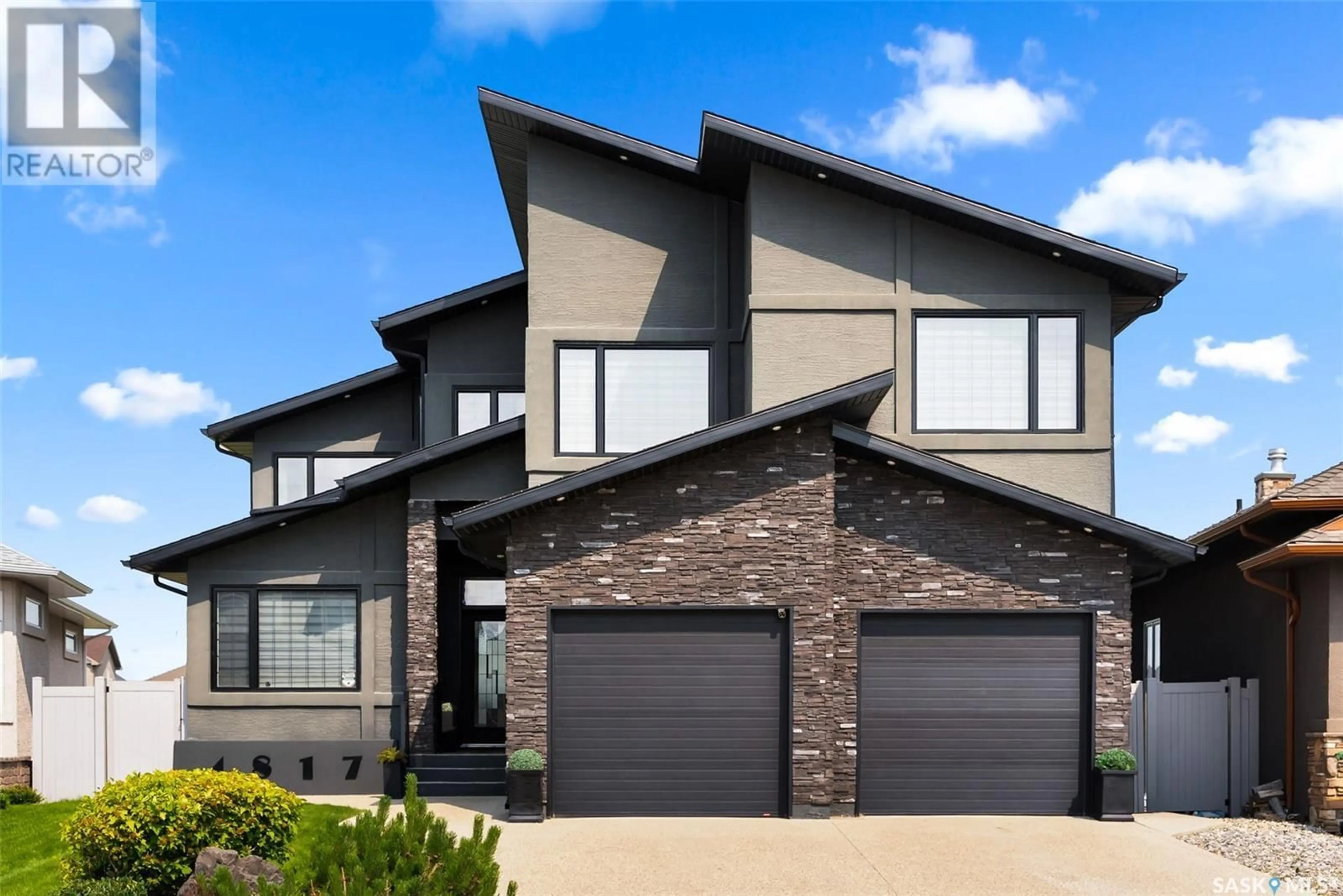 Home with brick exterior material, street for 4817 WRIGHT ROAD, Regina Saskatchewan S4W0A7