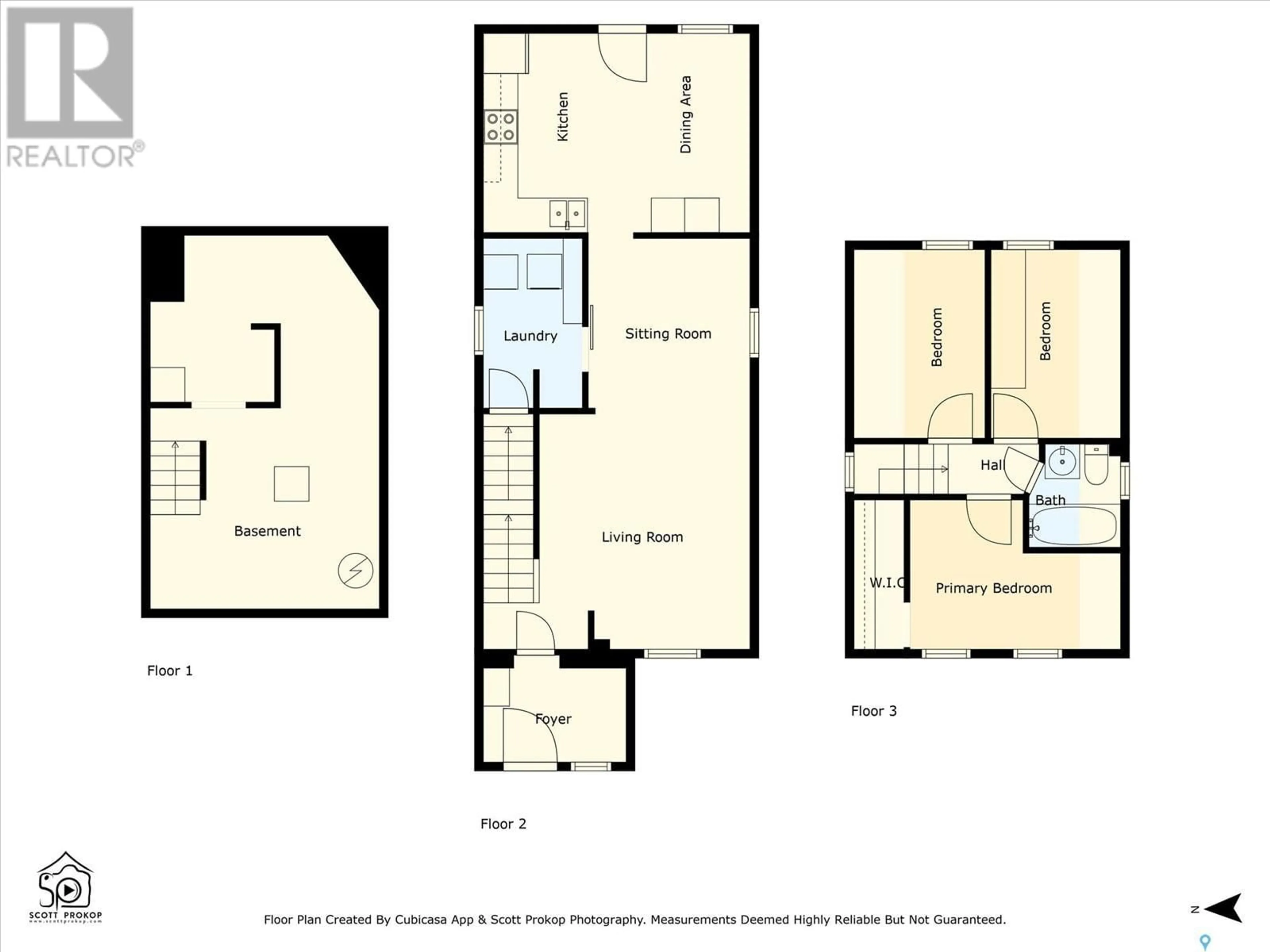 Floor plan for 516 F AVENUE, Saskatoon Saskatchewan S7M1T7