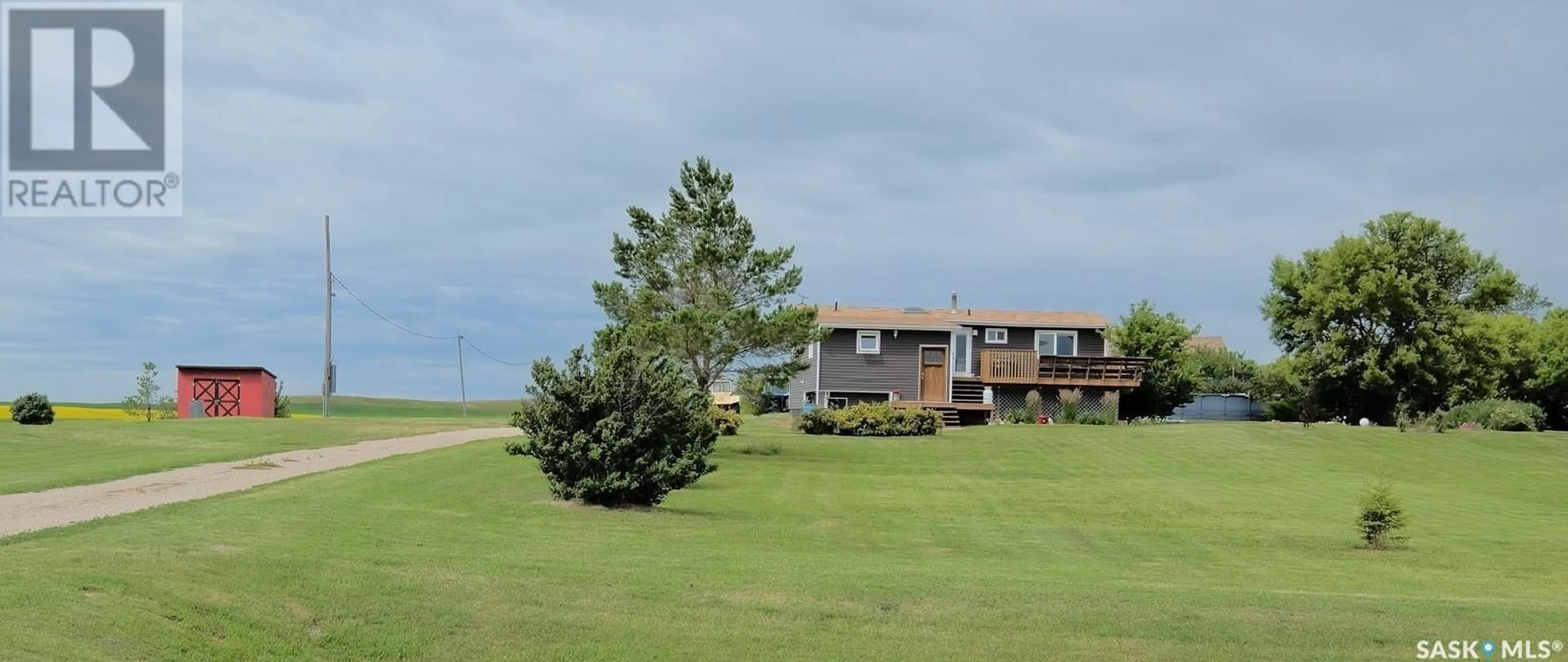 A pic from outside/outdoor area/front of a property/back of a property/a pic from drone, water/lake/river/ocean view for SHIPMAN ACREAGE, Grandview Rm No. 349 Saskatchewan S0K2C0
