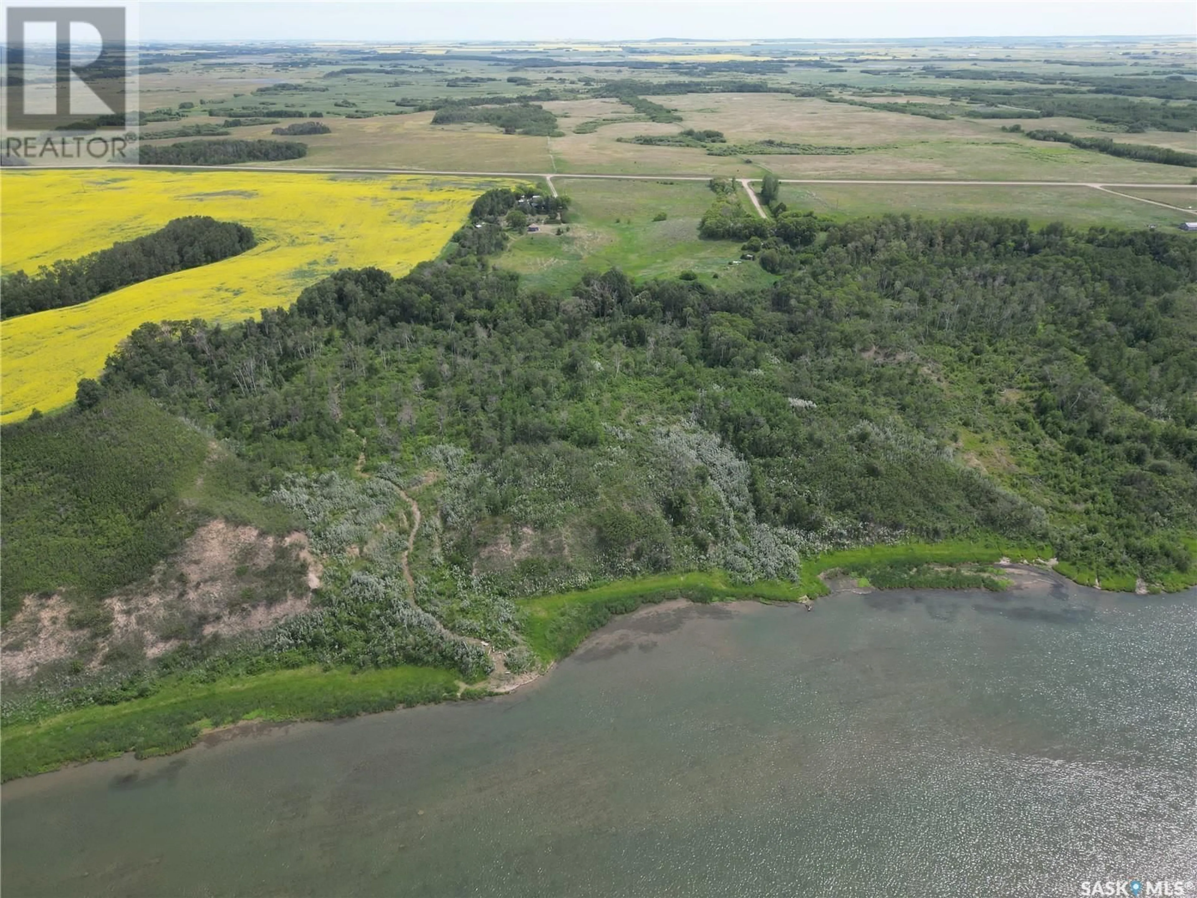 A pic from outside/outdoor area/front of a property/back of a property/a pic from drone, water/lake/river/ocean view for BATOCHE ACREAGE, St. Louis RM No. 431 Saskatchewan S0K4P0