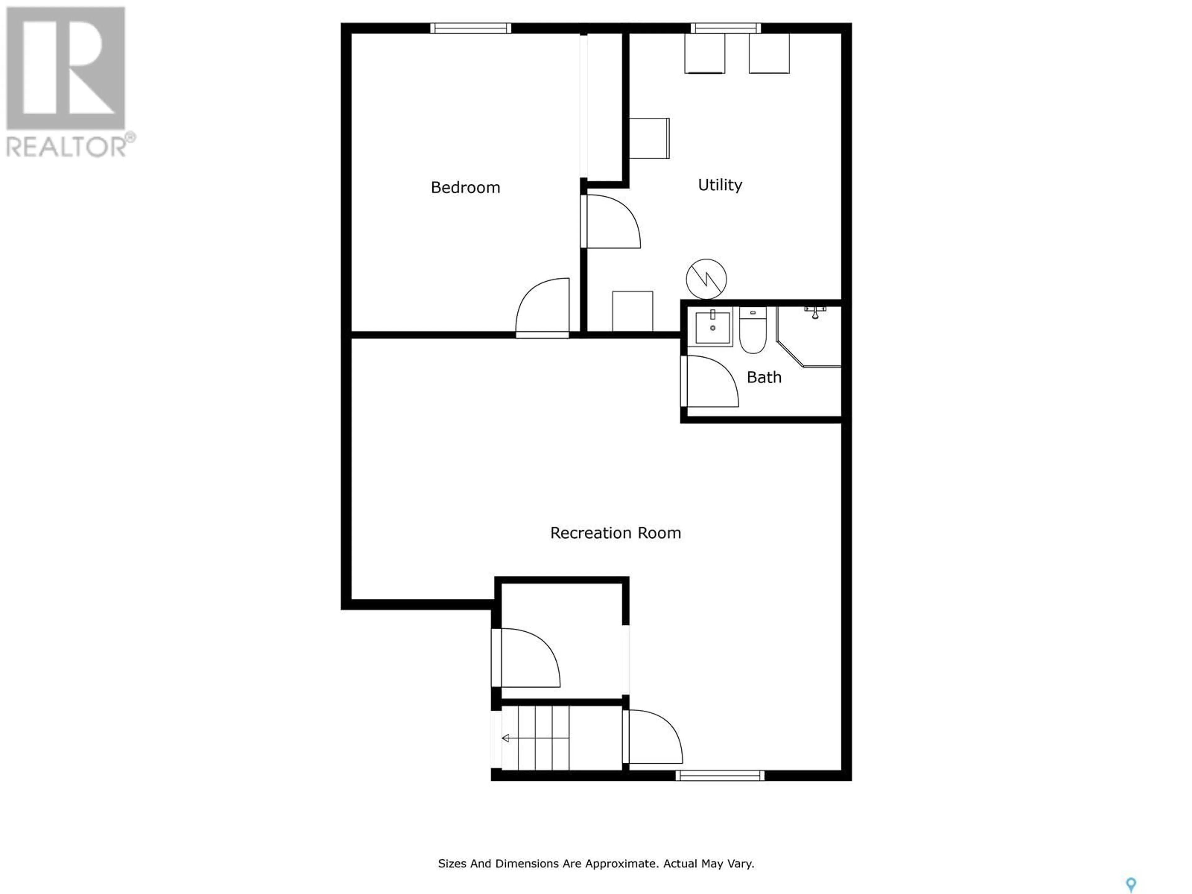 Floor plan for 1210 ARNASON STREET, Regina Saskatchewan S4X3W3