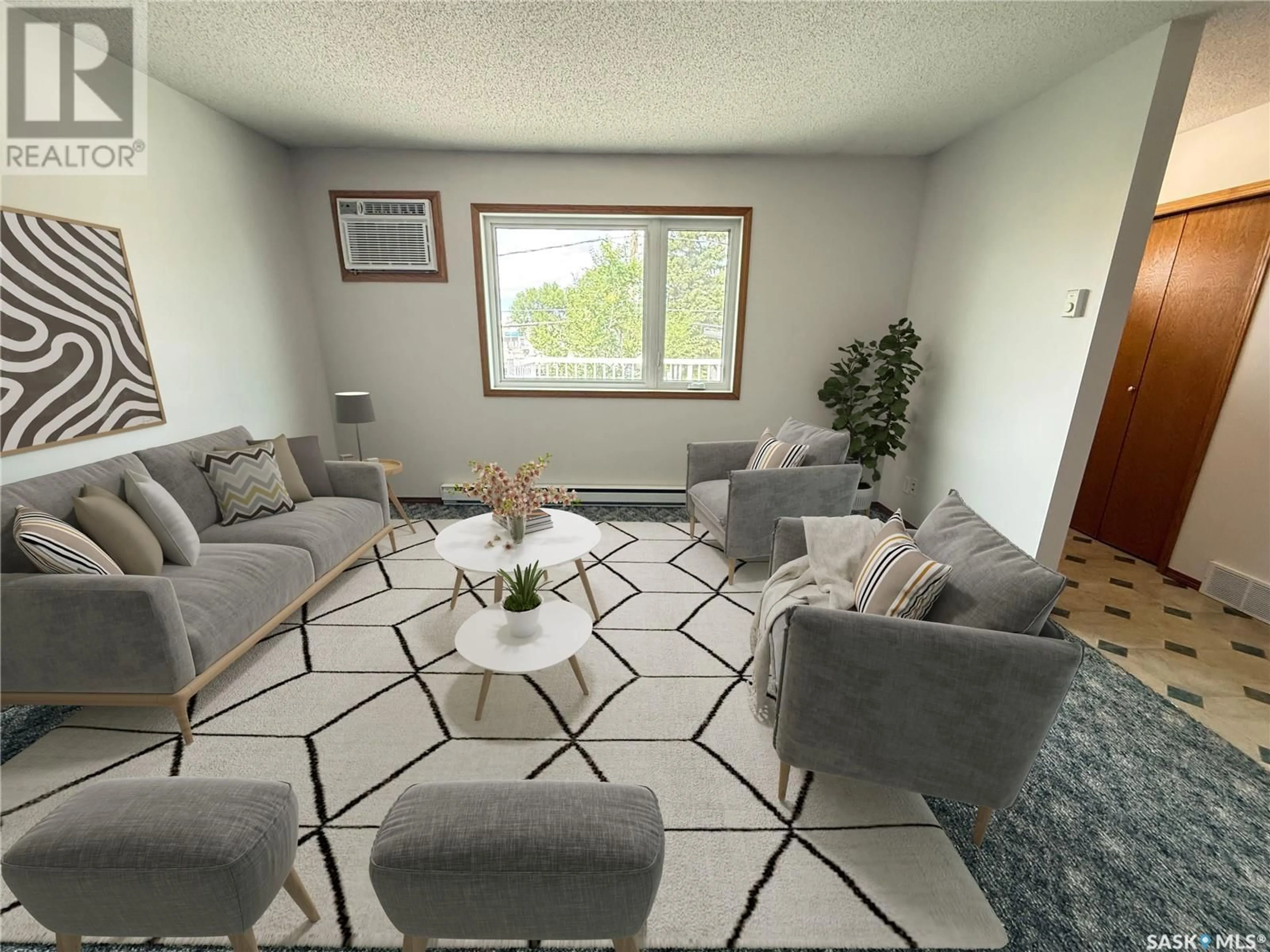 Living room with furniture, unknown for 204 - 1137 SECOND STREET, Estevan Saskatchewan S4A0L8