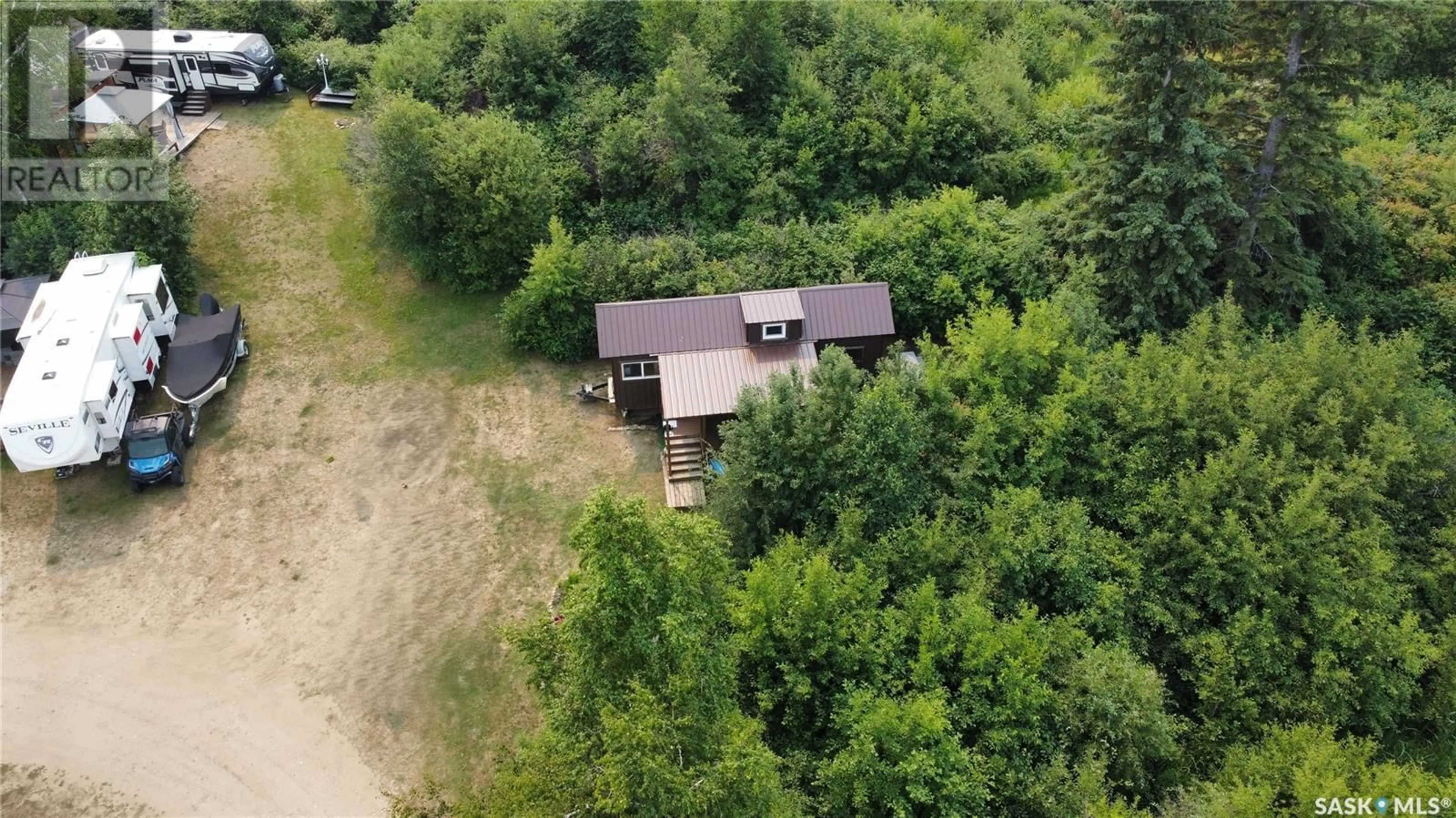 A pic from outside/outdoor area/front of a property/back of a property/a pic from drone, unknown for Tobin Lake Saskatchewan S0E1E0
