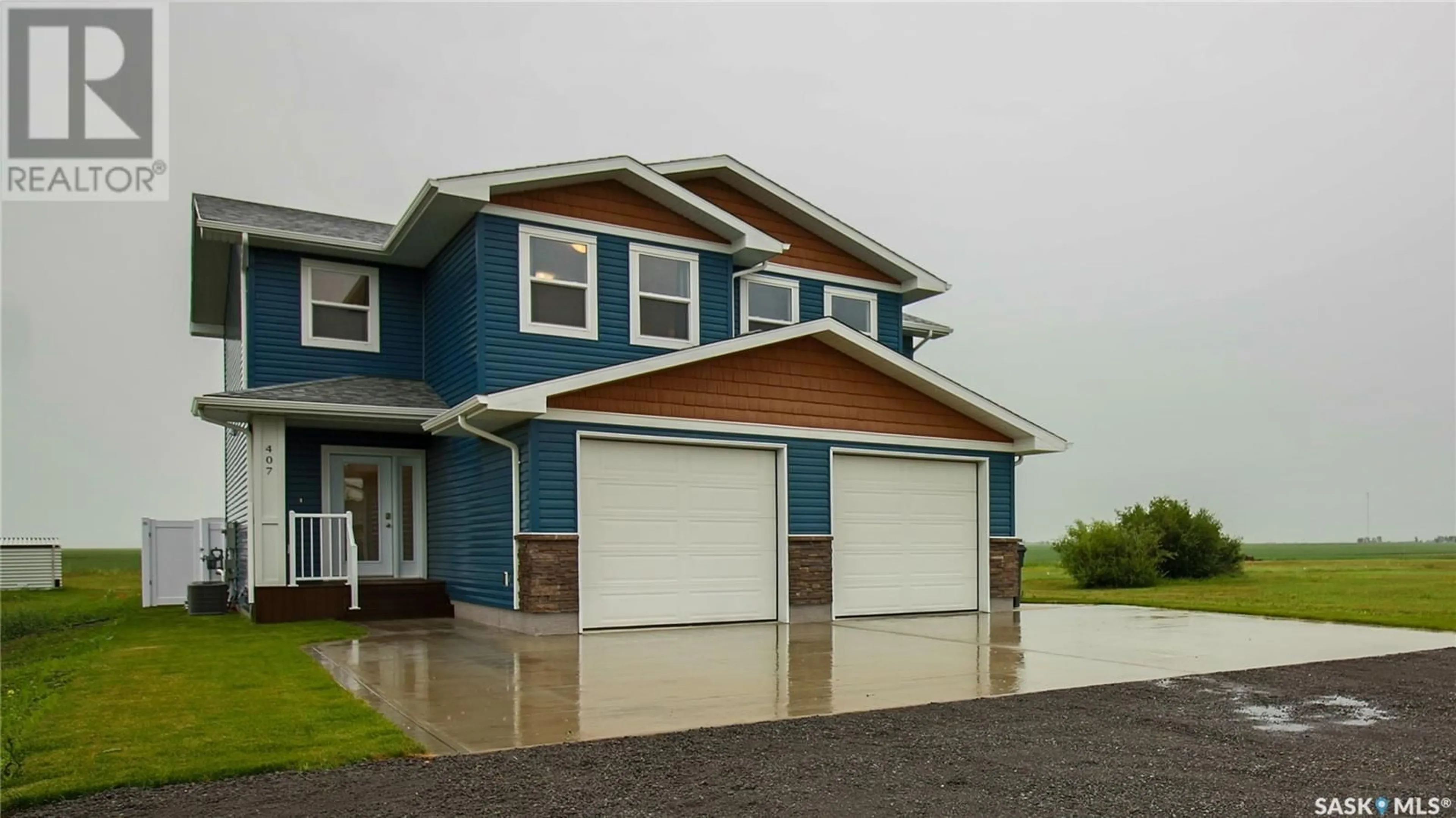 Home with vinyl exterior material, street for 407 ELDER STREET, Pense Saskatchewan S0G3W0