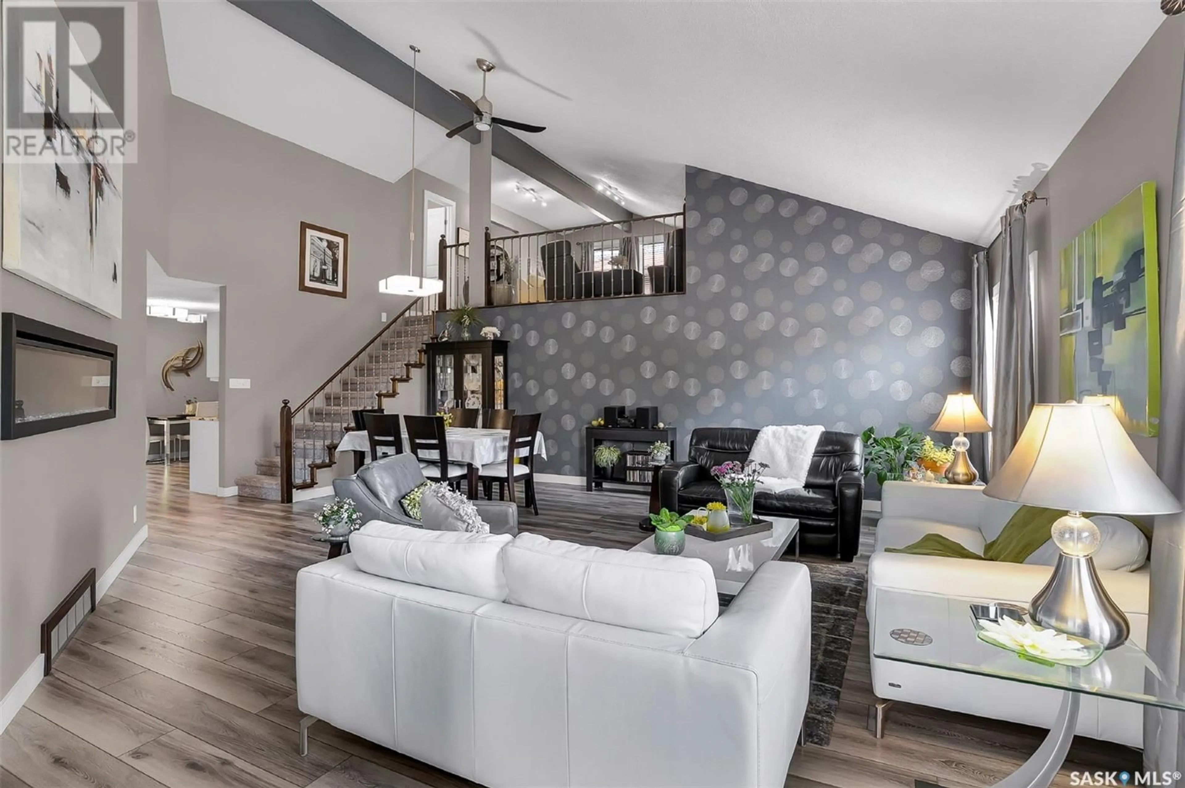 Living room with furniture, unknown for 414 DAVID KNIGHT LANE, Saskatoon Saskatchewan S7K5M2