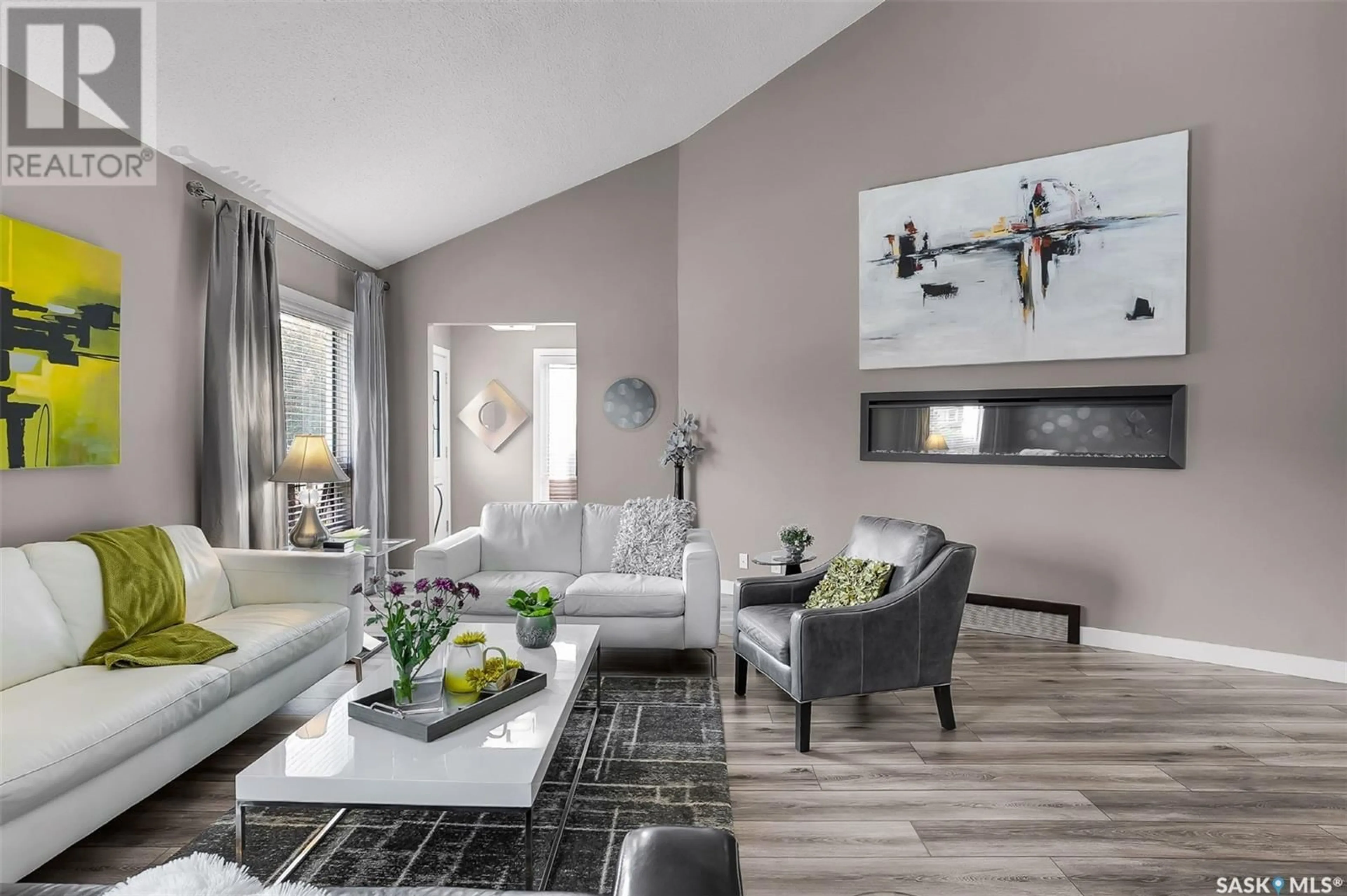 Living room with furniture, unknown for 414 DAVID KNIGHT LANE, Saskatoon Saskatchewan S7K5M2
